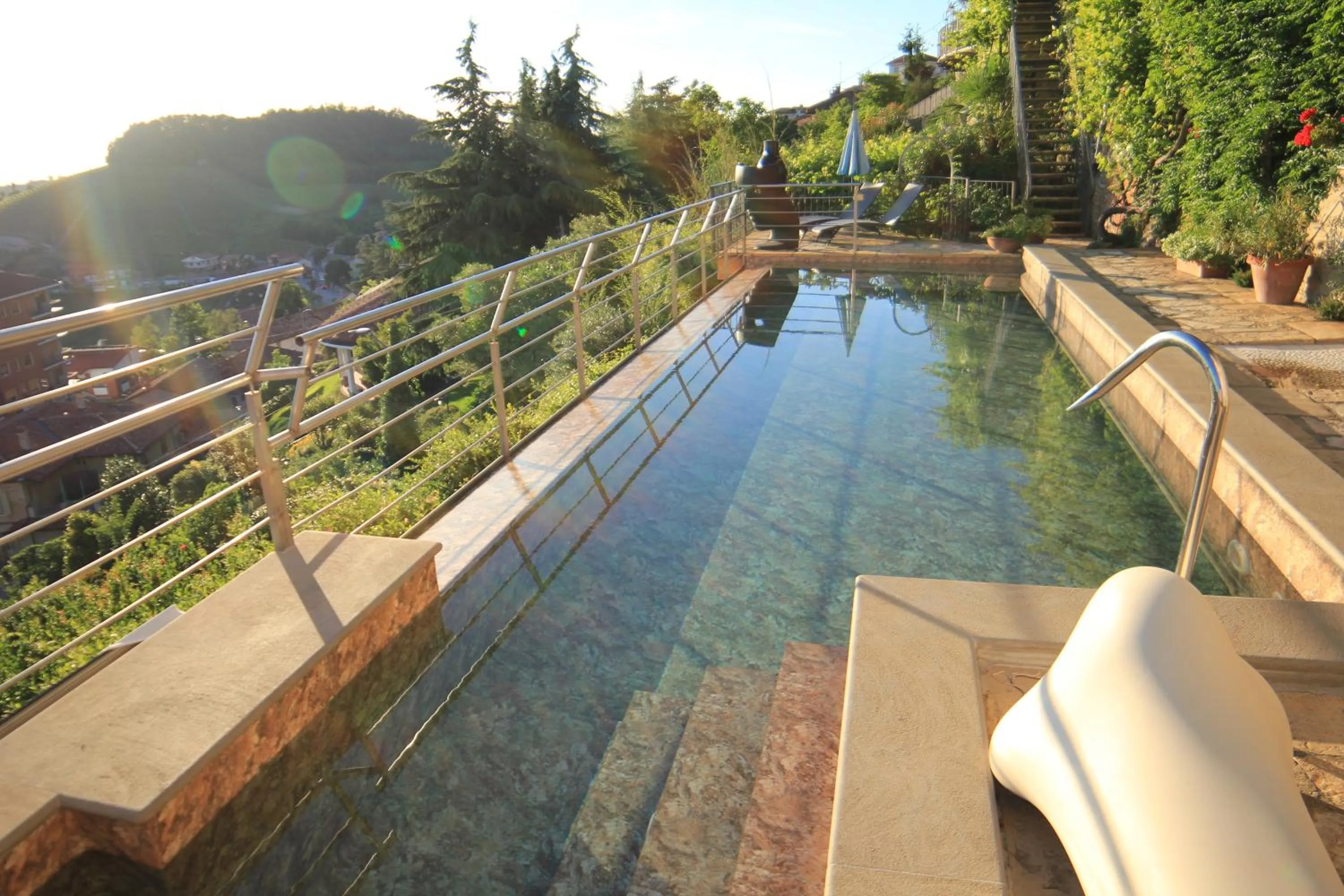 Swimming pool in Felicin - Palazzo Boeri Panoramic Suites