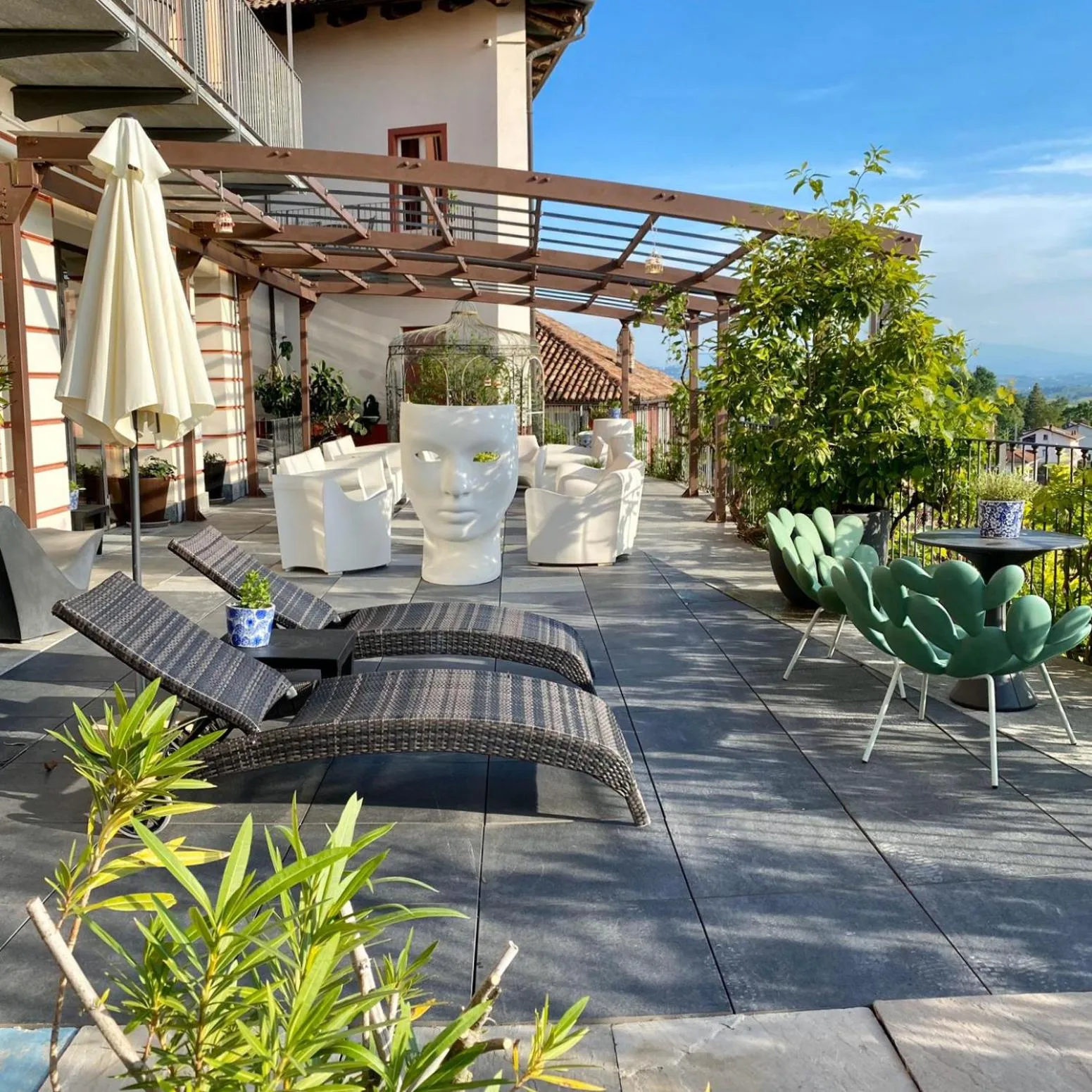 Balcony/Terrace in Felicin - Palazzo Boeri Panoramic Suites