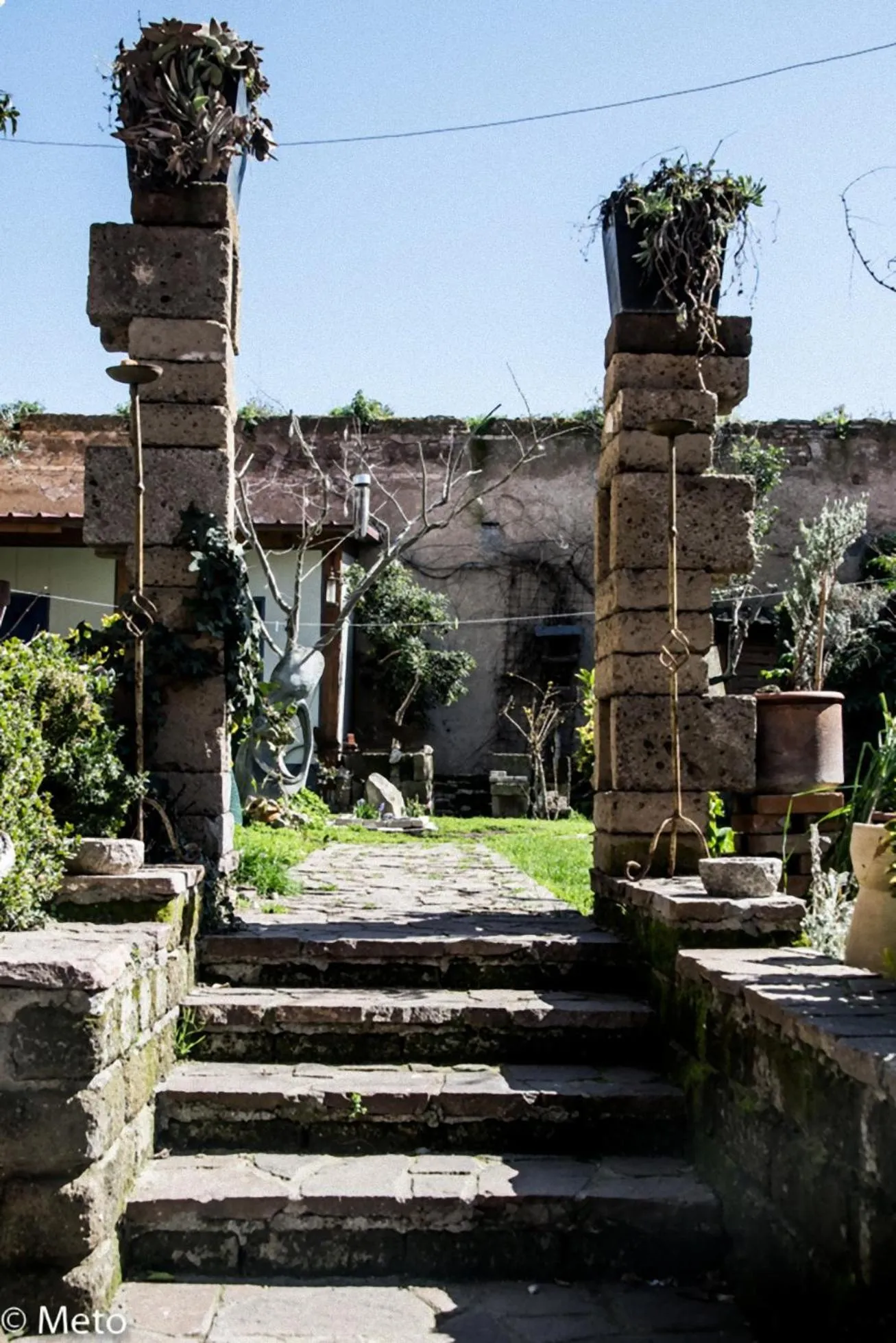 Garden view in Abbraccia Morfeo Roma
