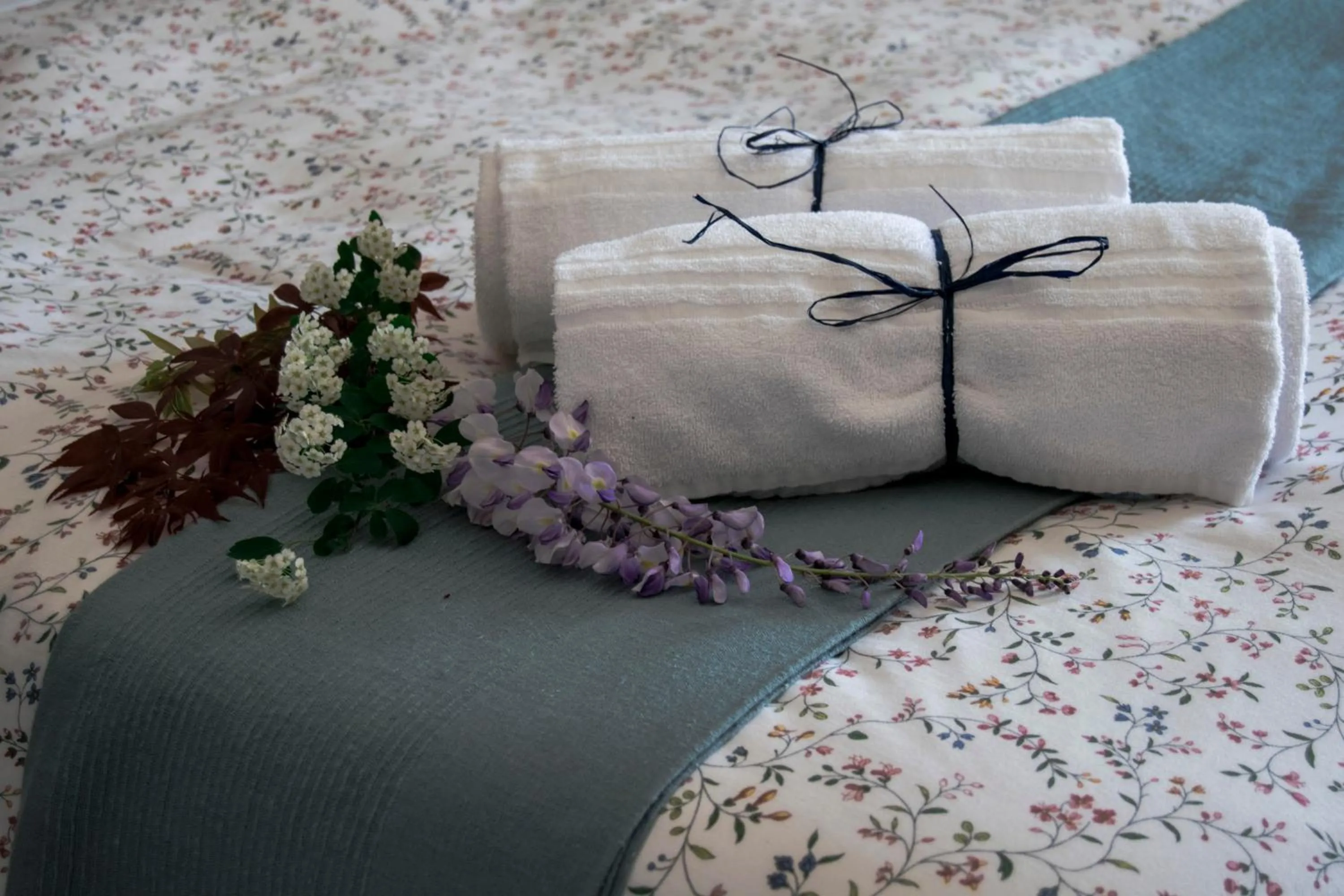 Decorative detail, Bed in Abbraccia Morfeo Roma