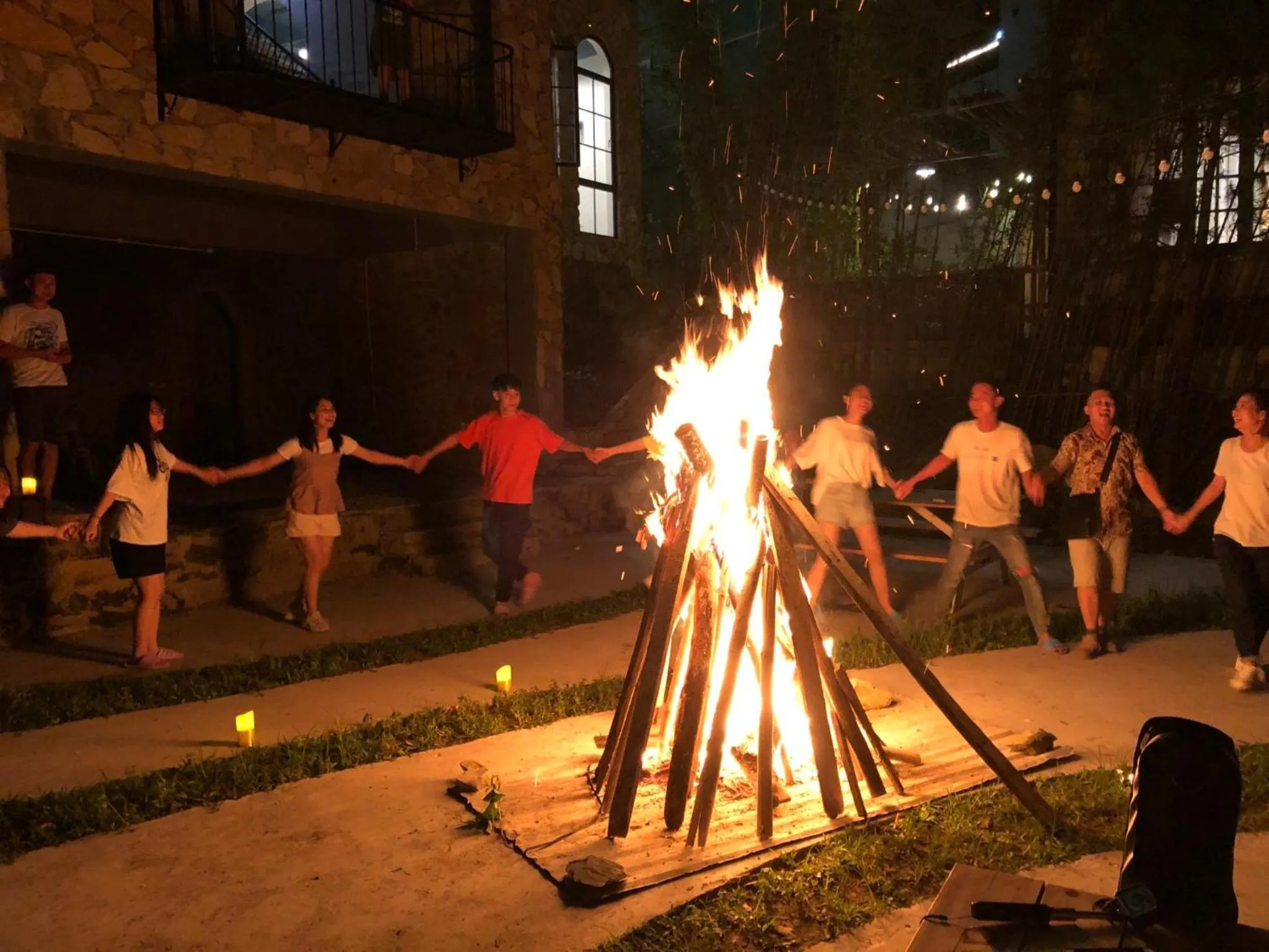 BBQ facilities in Le vent Tam Đảo homestay