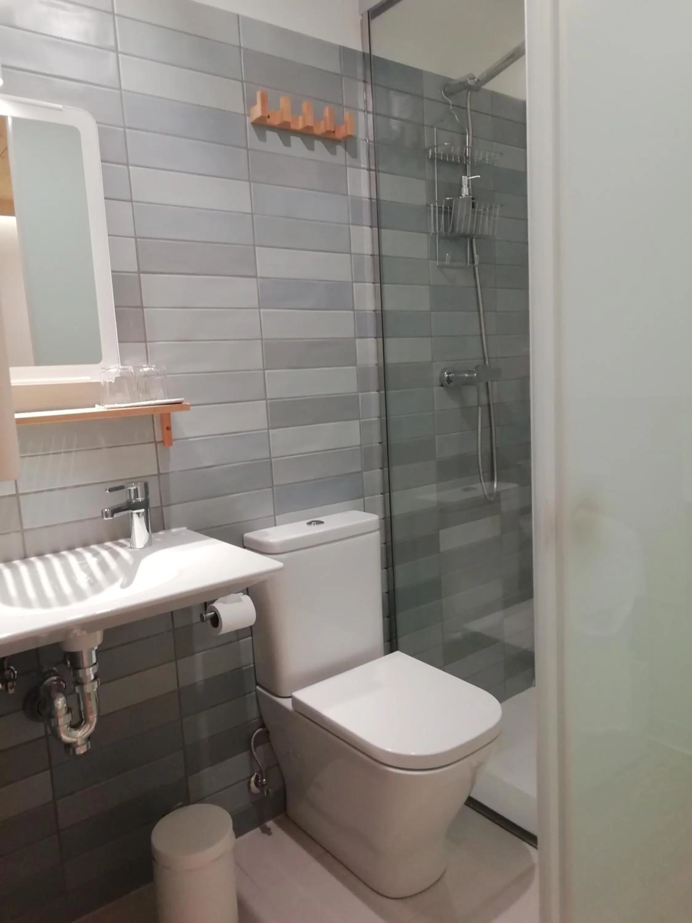 Shower in Hotel Rural Aguazul