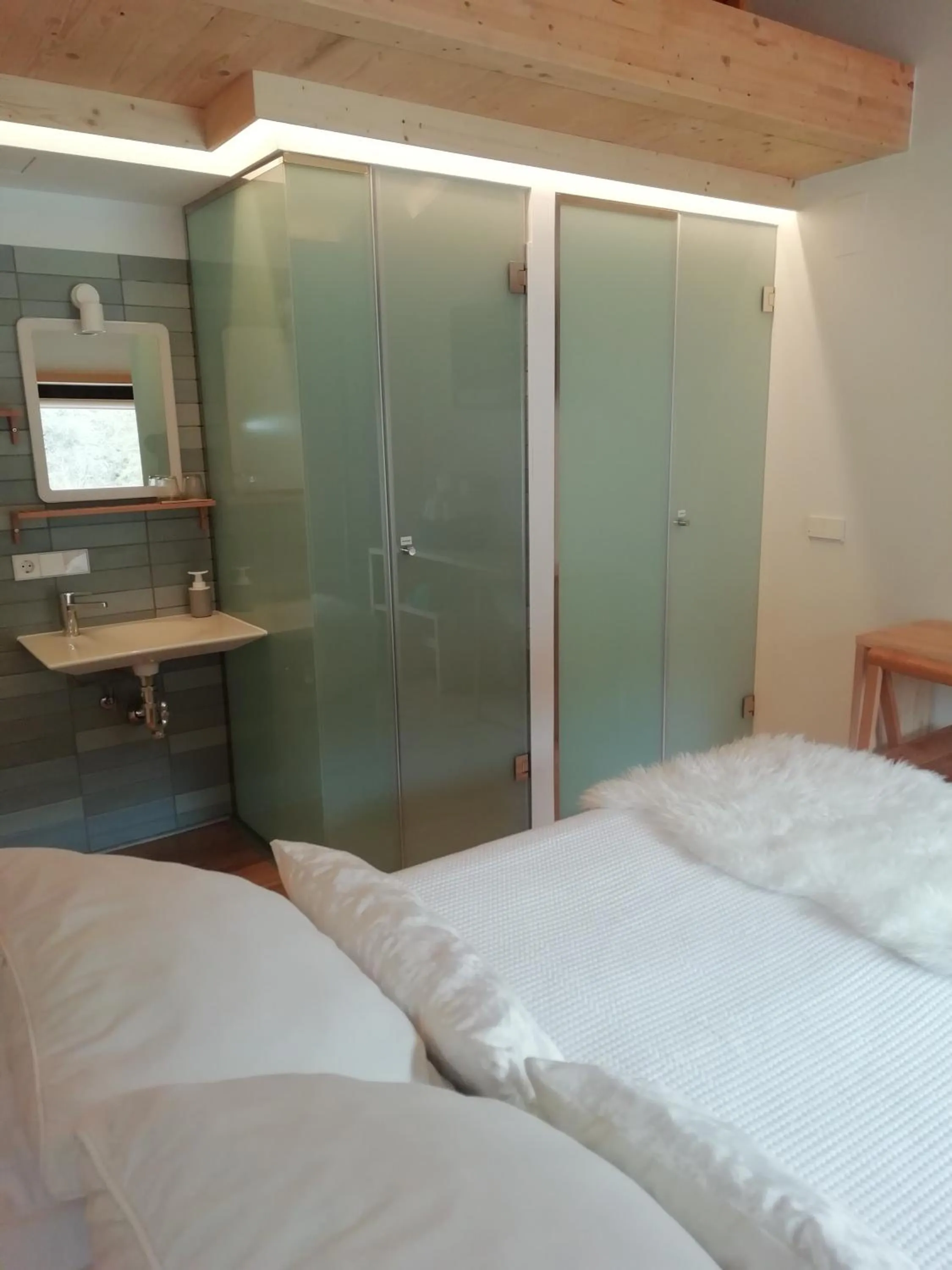 Bed in Hotel Rural Aguazul