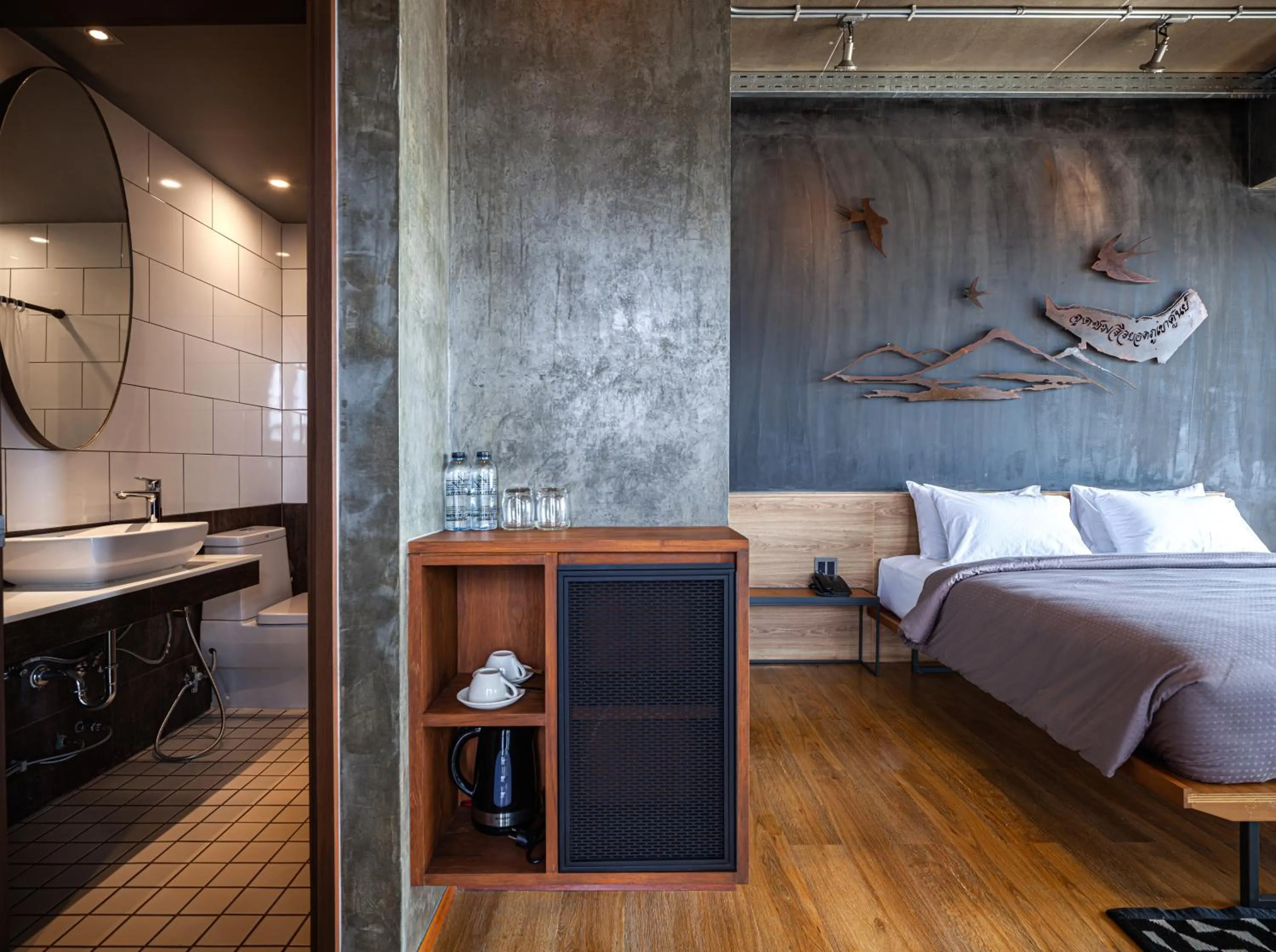 Photo of the whole room, Bed in Navakitel Design Hotel