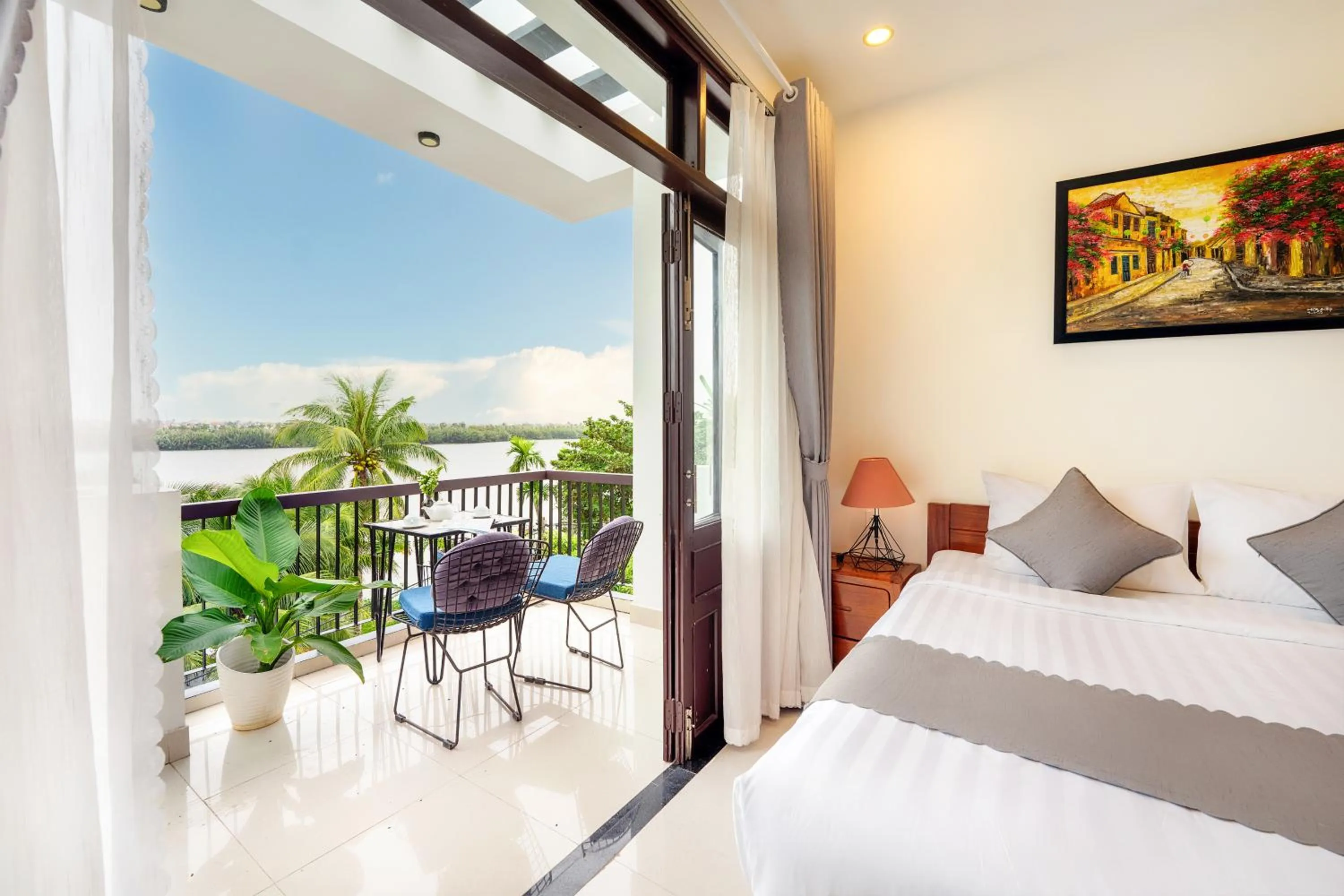 River view, Bed in Sands River Hoi An Villa