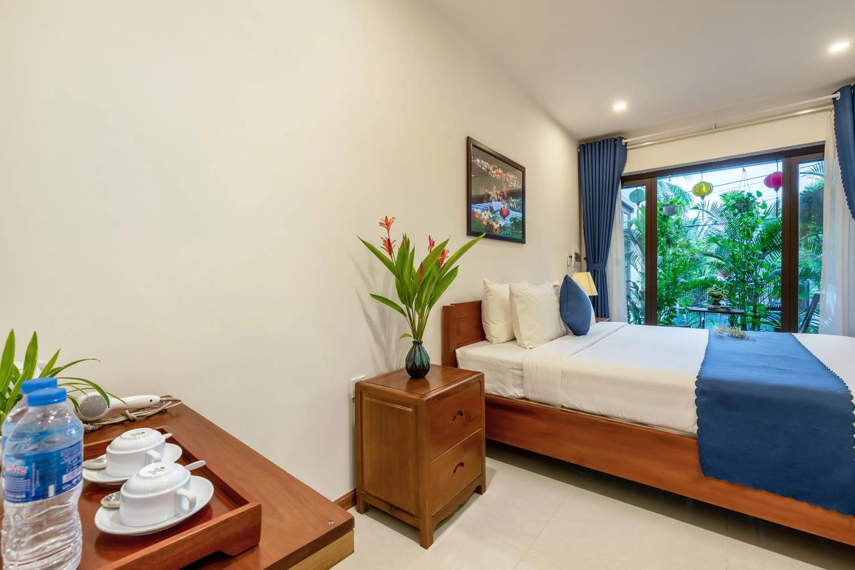 Bed in Sands River Hoi An Villa