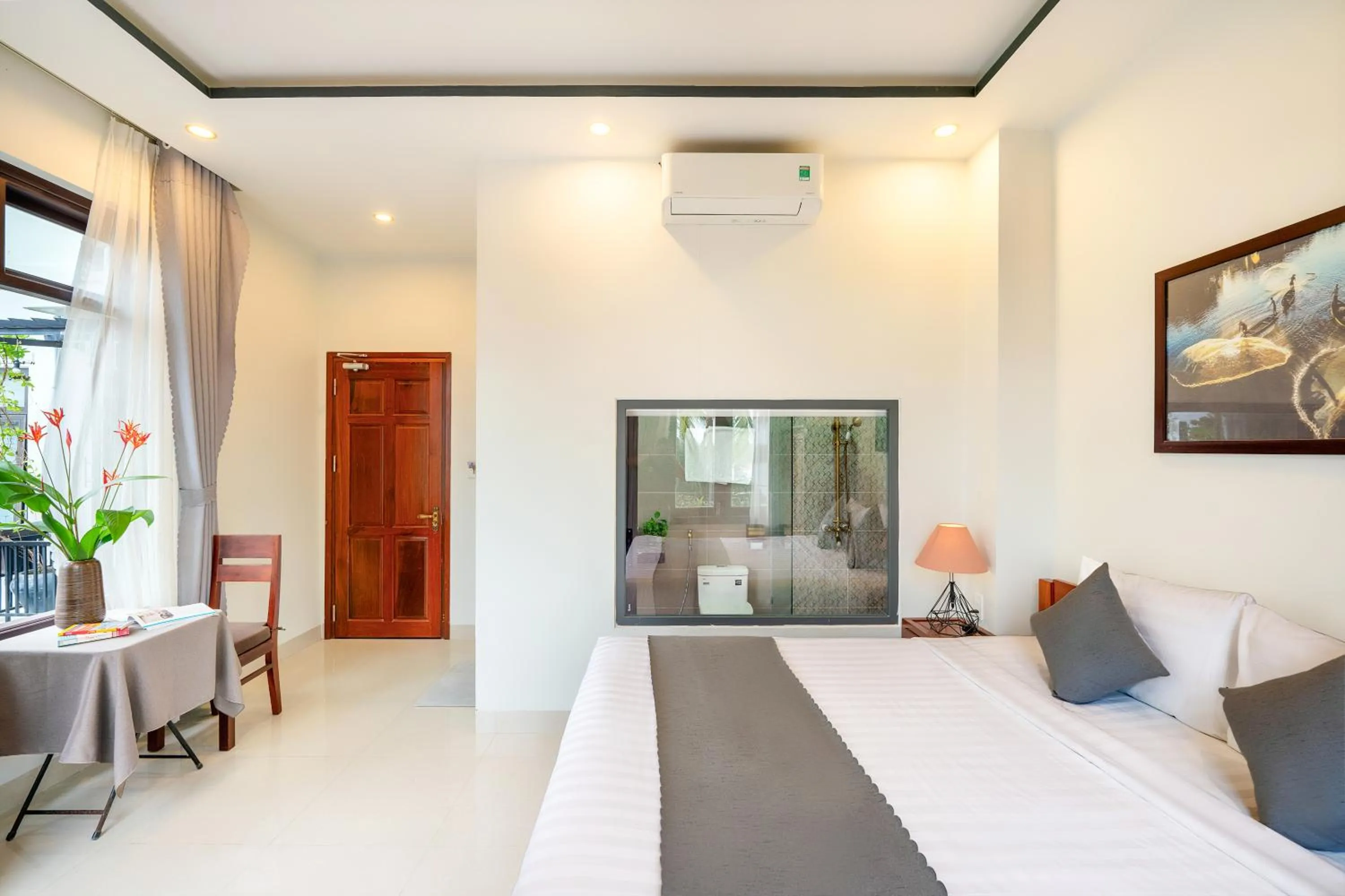 Bed in Sands River Hoi An Villa