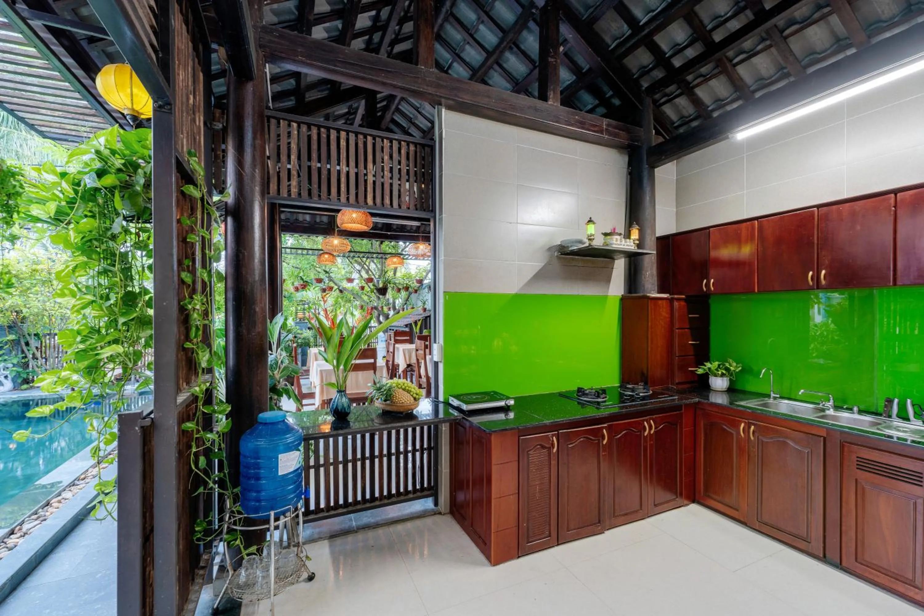 Kitchen or kitchenette in Sands River Hoi An Villa