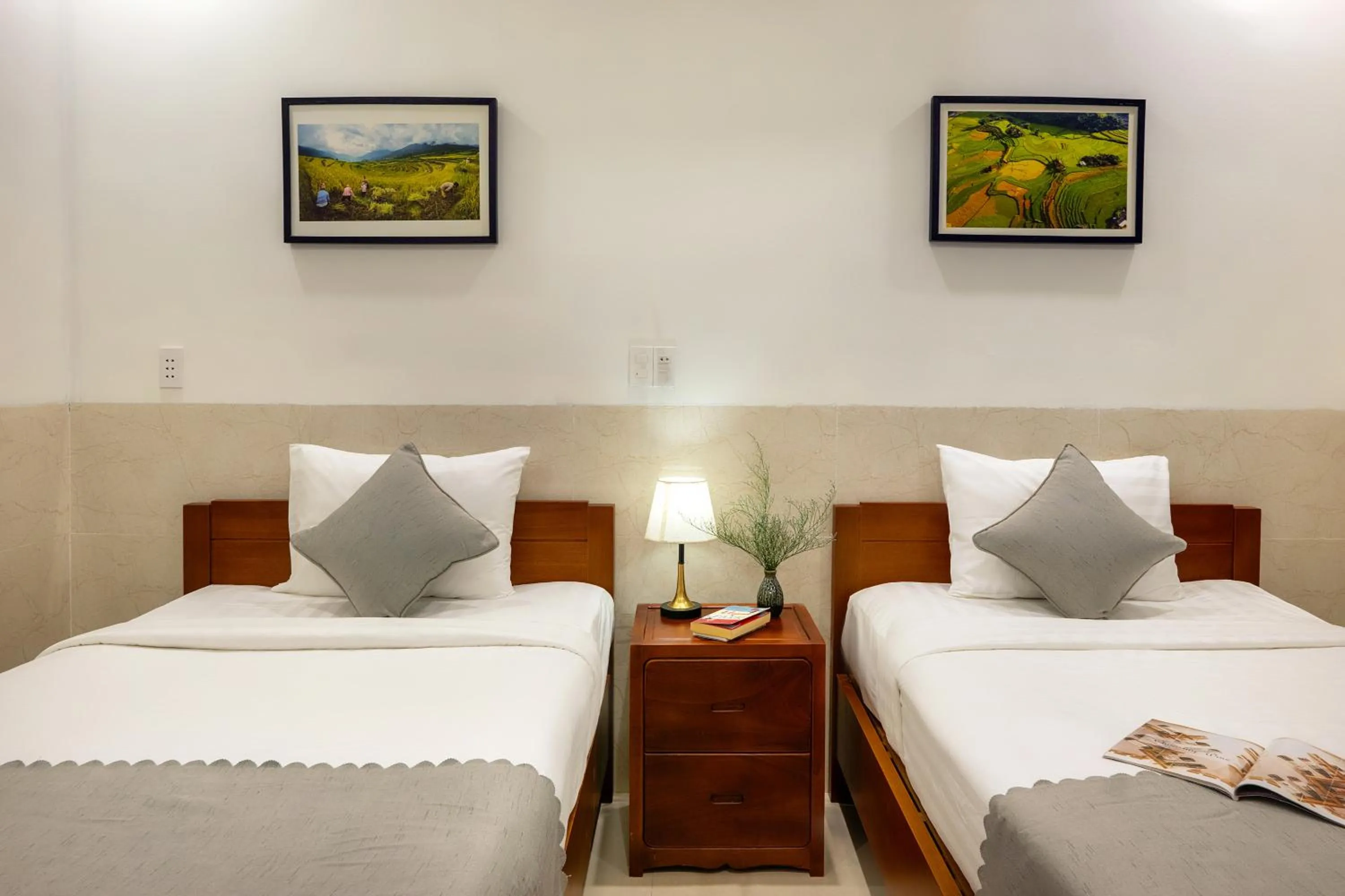 Bed in Sands River Hoi An Villa