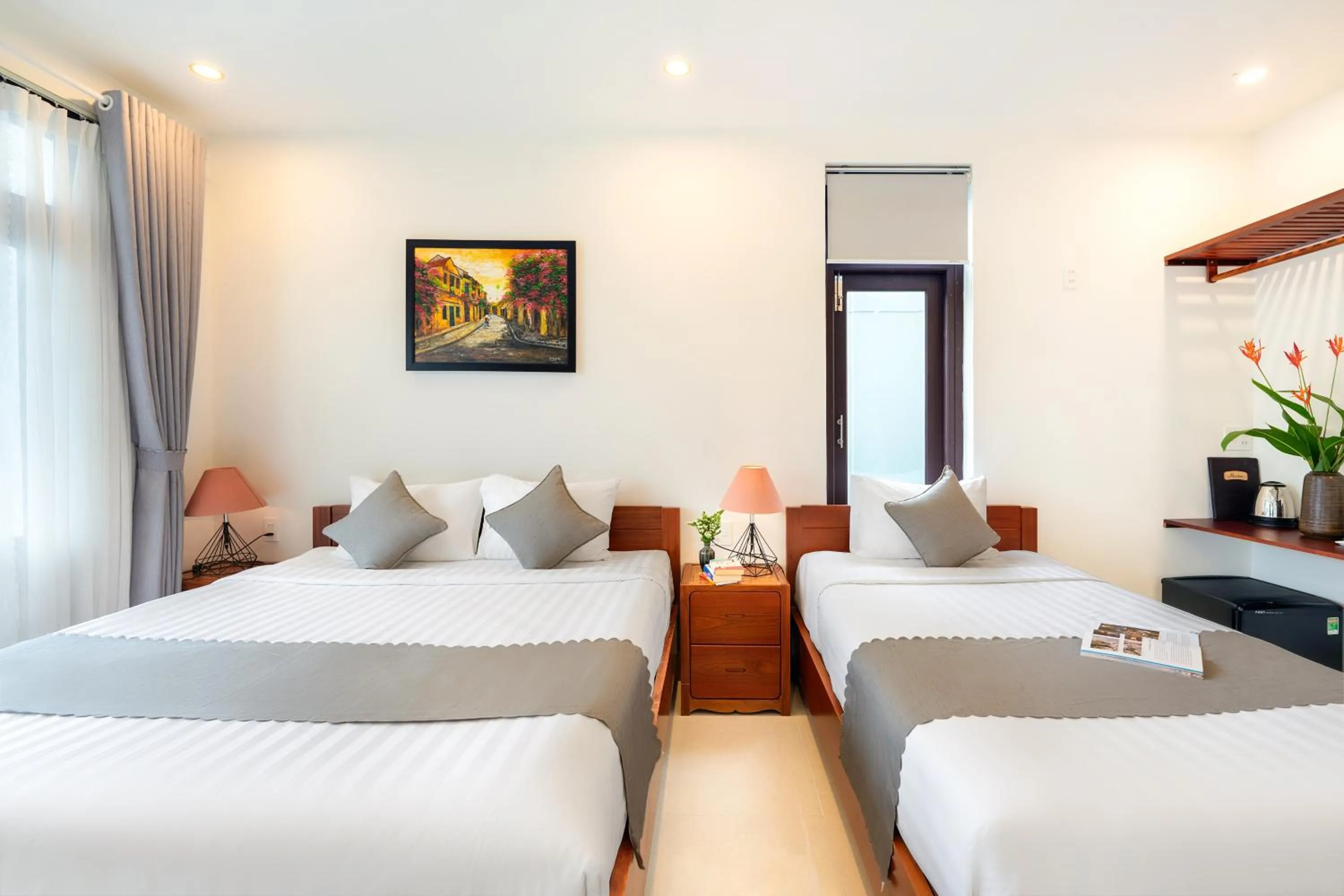 Bed in Sands River Hoi An Villa