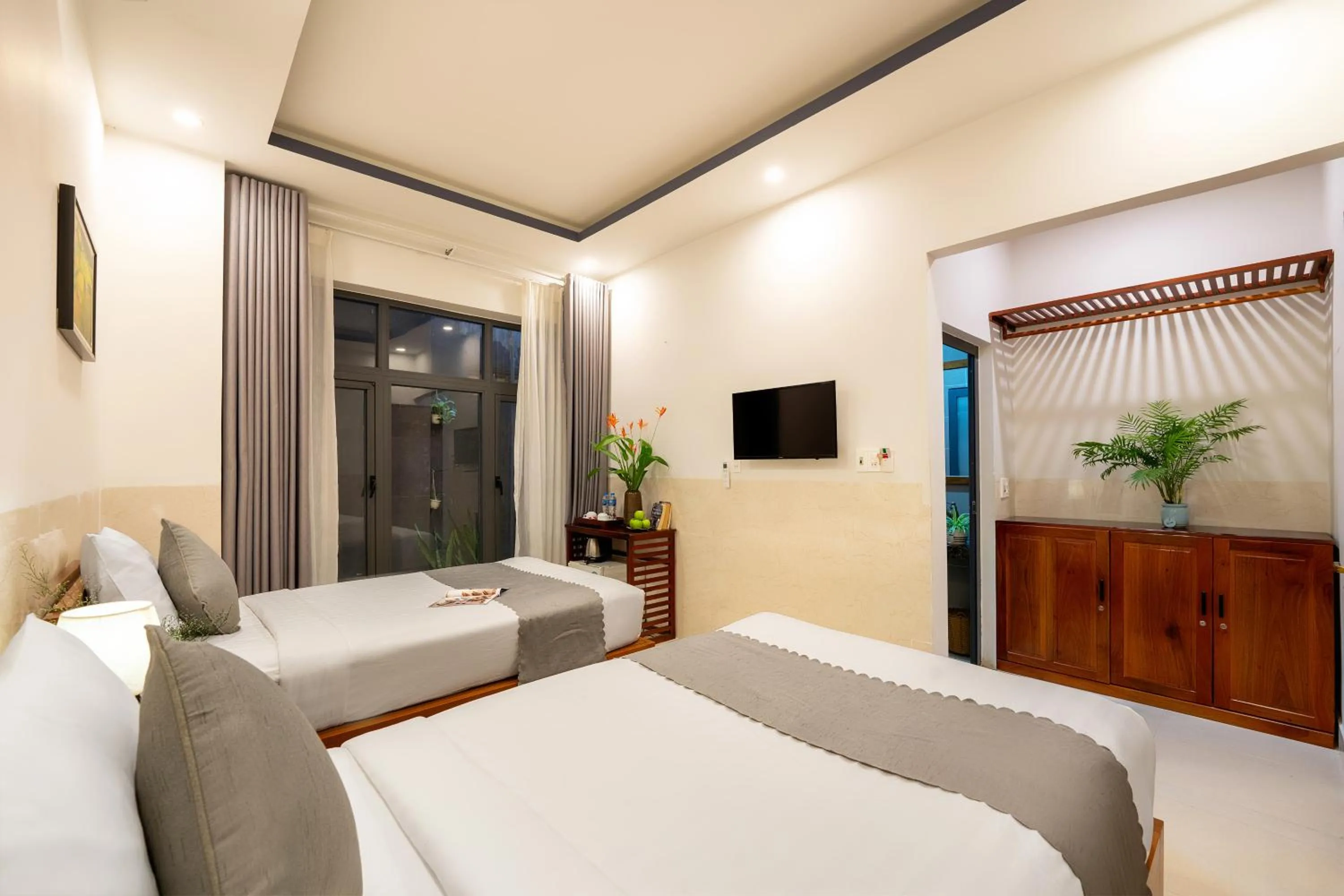 TV and multimedia, Bed in Sands River Hoi An Villa
