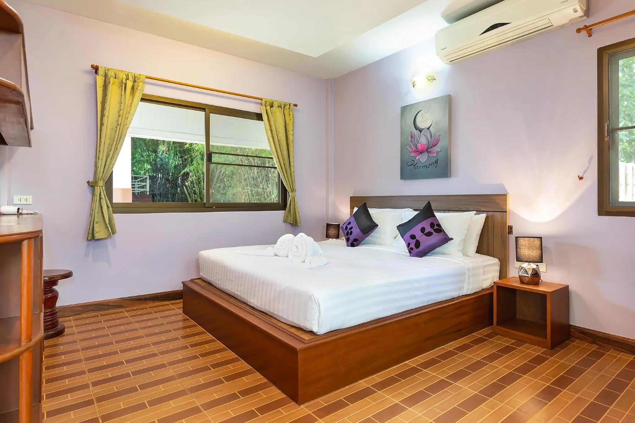 Bed in Harmony Naturist Resort Rawai Phuket 18yr minimum age only nudist nake d FKK