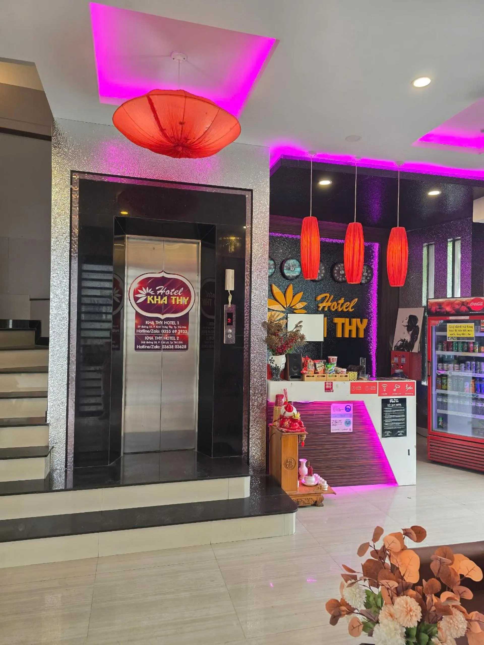 Lobby or reception in Kha Thy Hotel