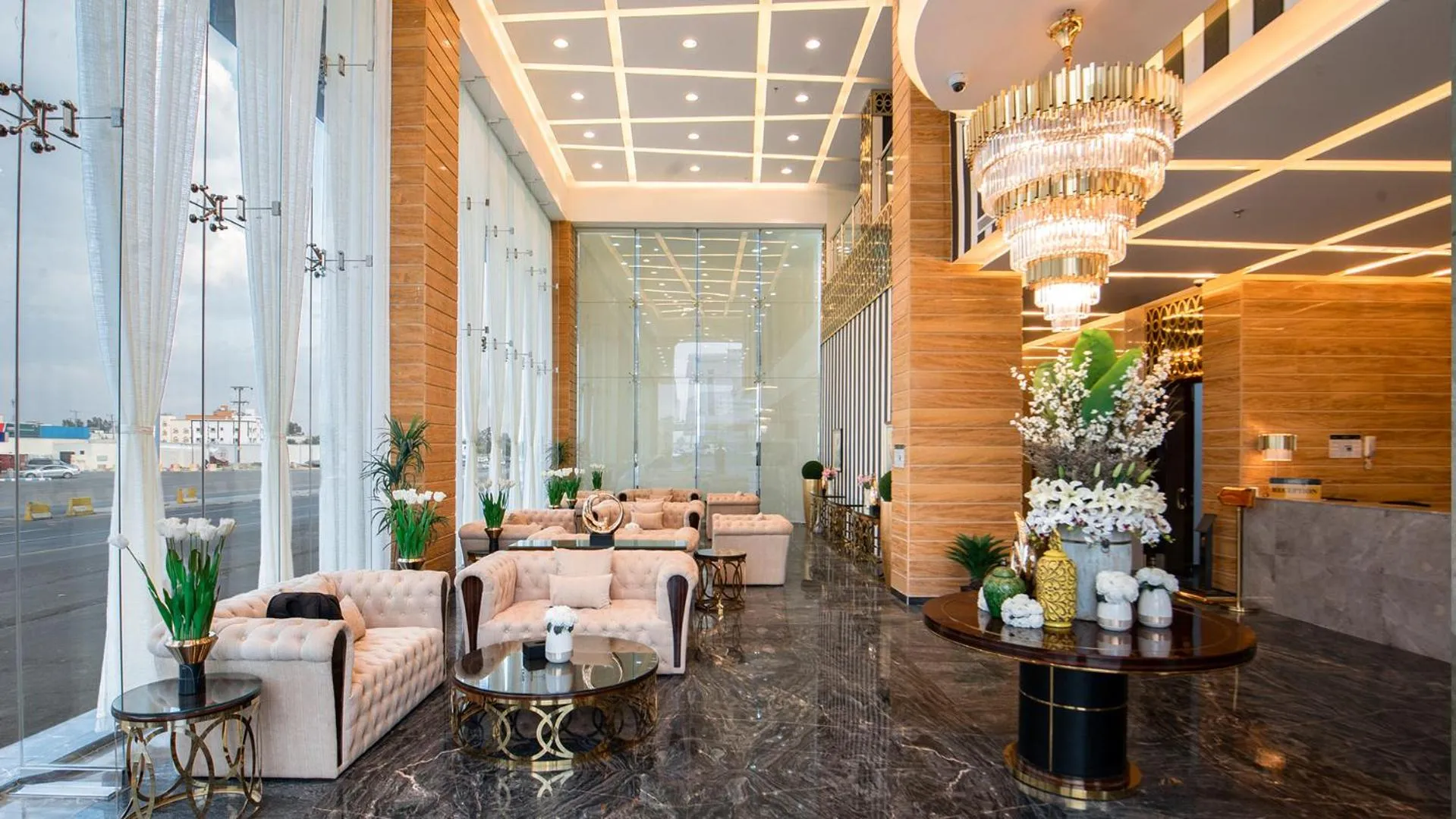 Property building in Golden Dream Hotel