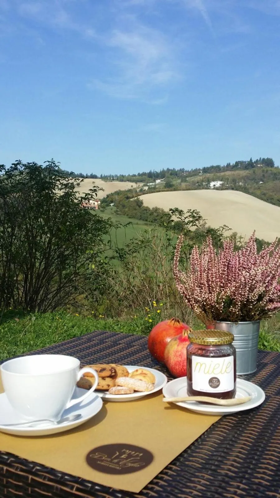 Breakfast in Agriturismo Ben Ti Voglio