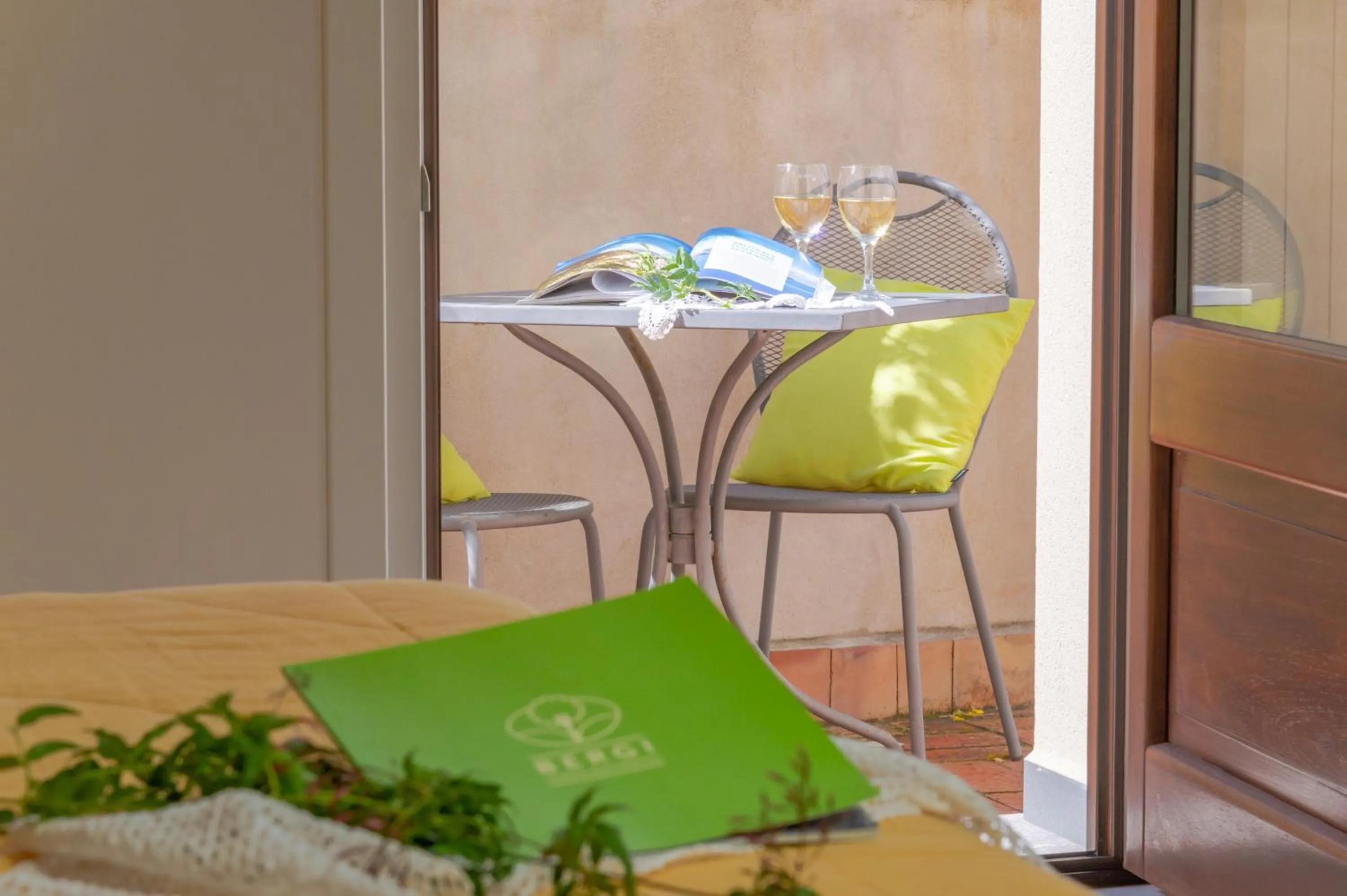 Patio in Azienda Agrituristica Bergi