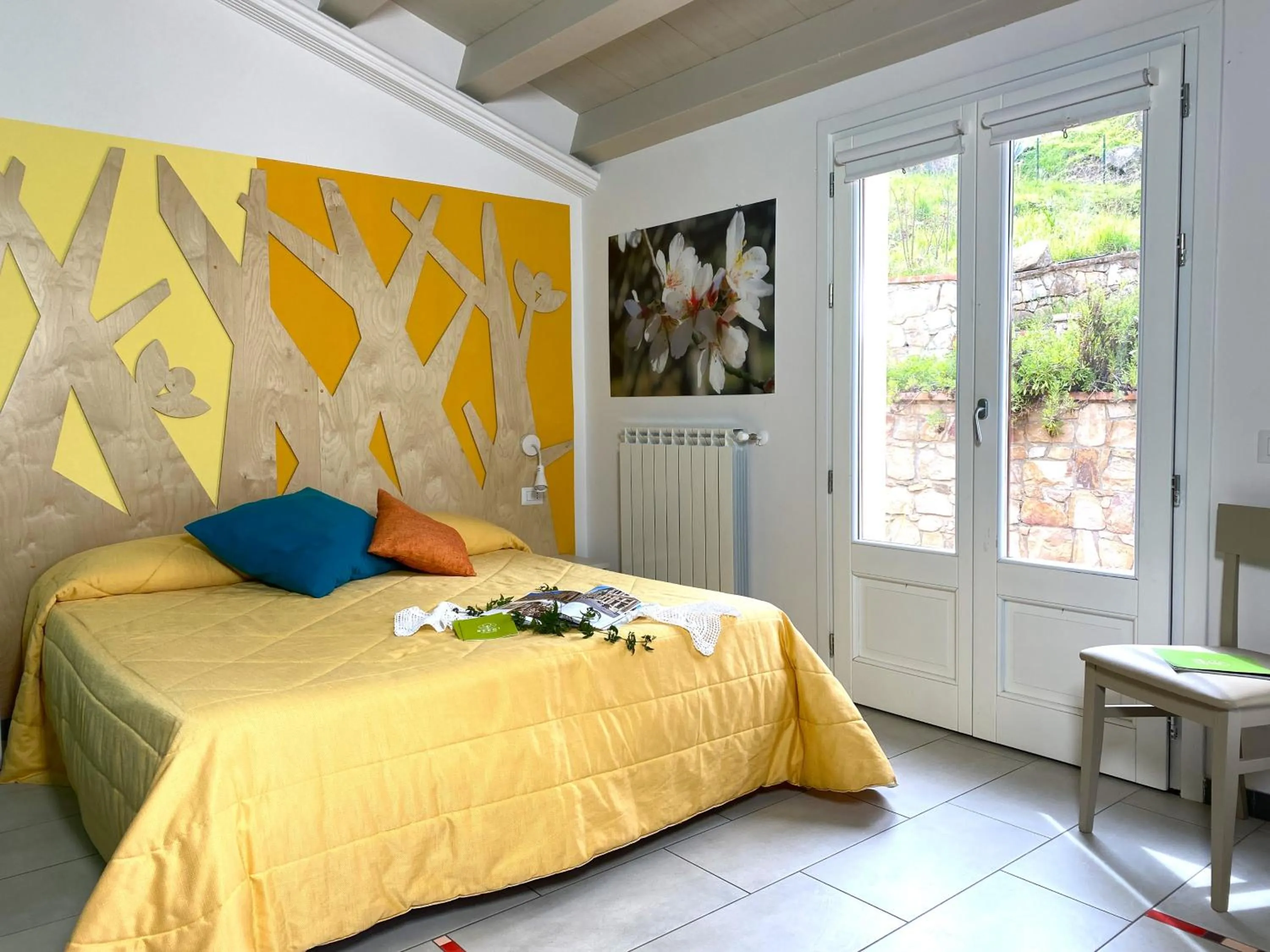 Patio, Bed in Azienda Agrituristica Bergi