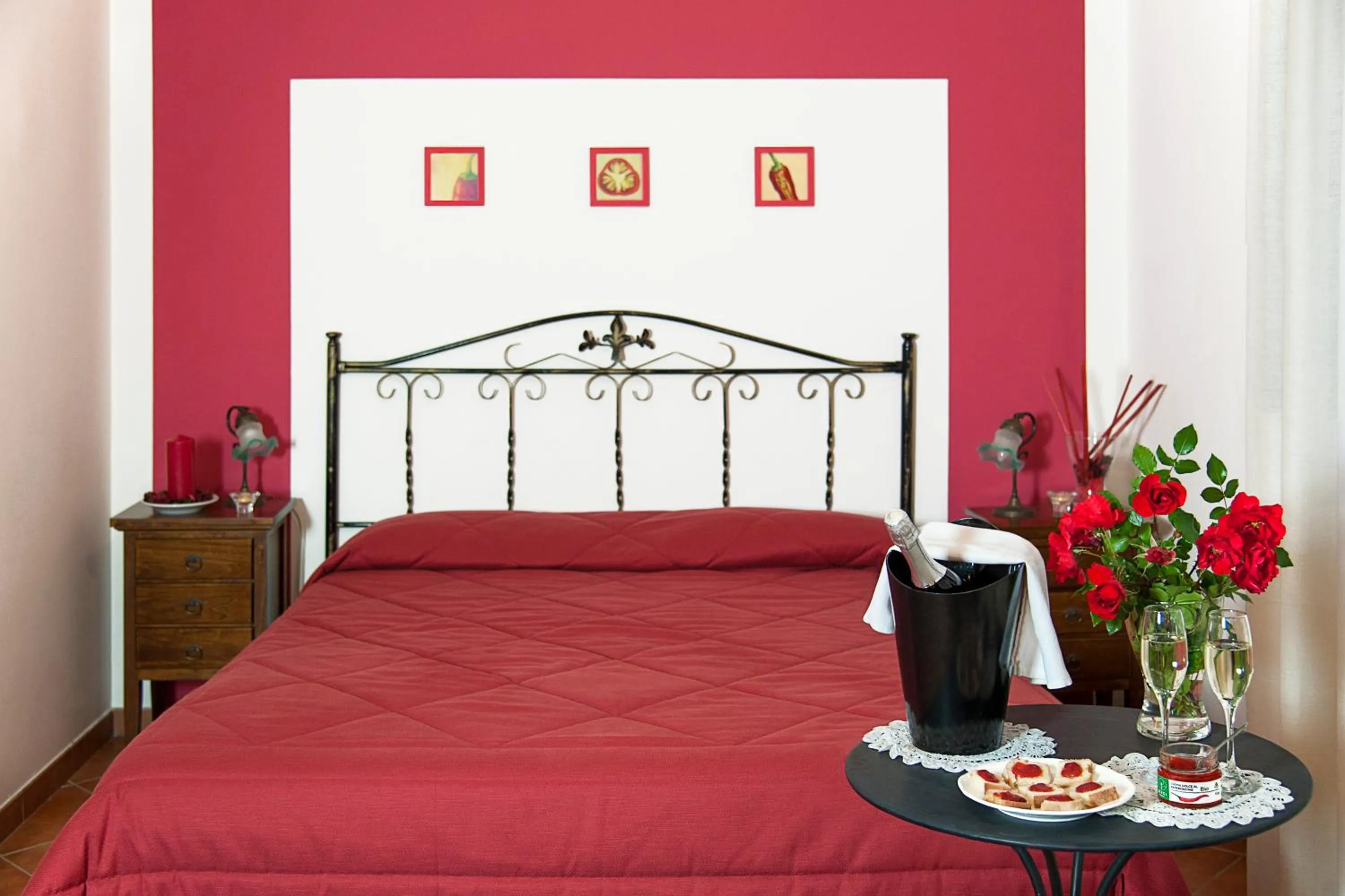 Decorative detail, Bed in Azienda Agrituristica Bergi