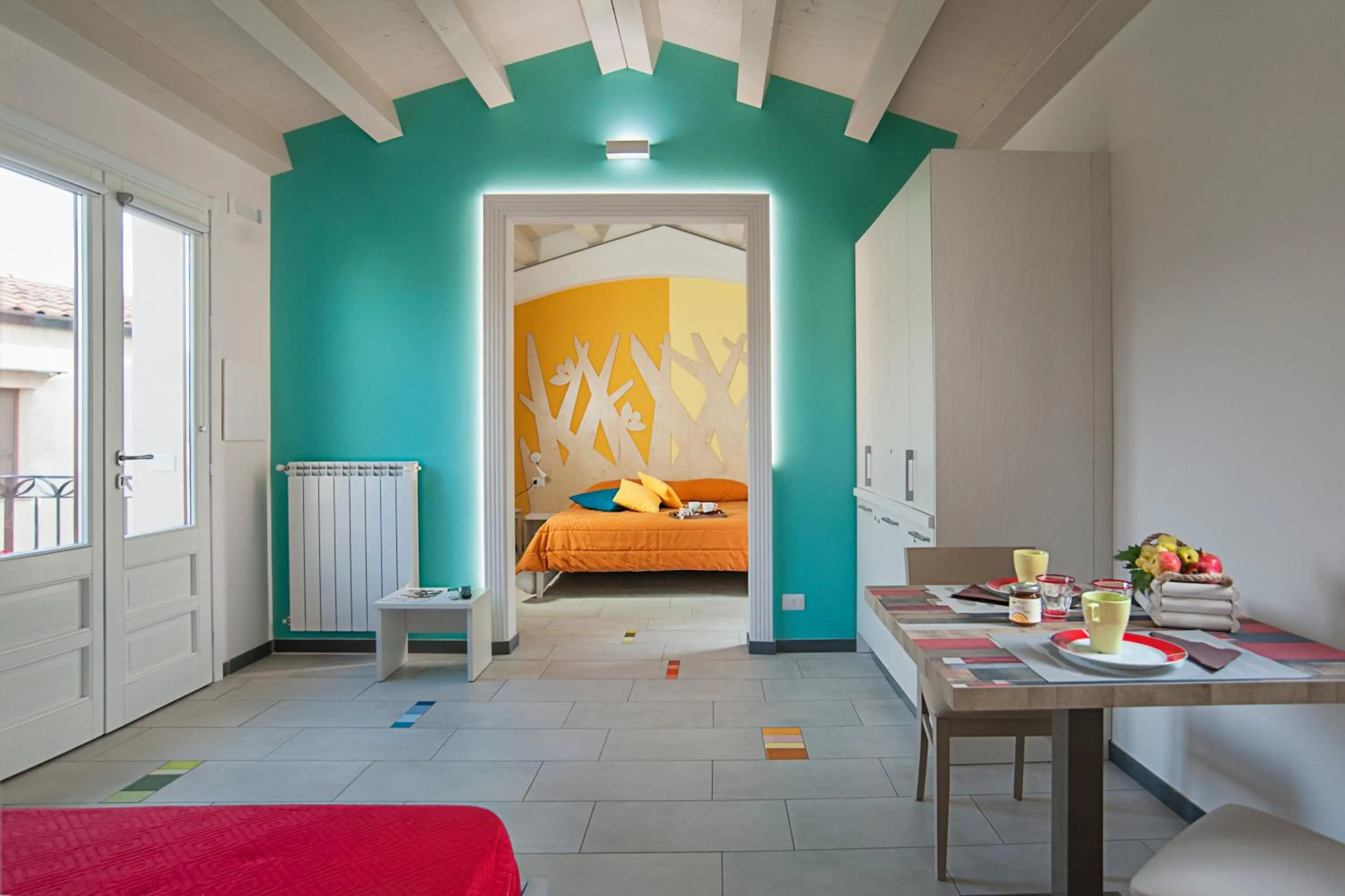 Living room, Bed in Azienda Agrituristica Bergi