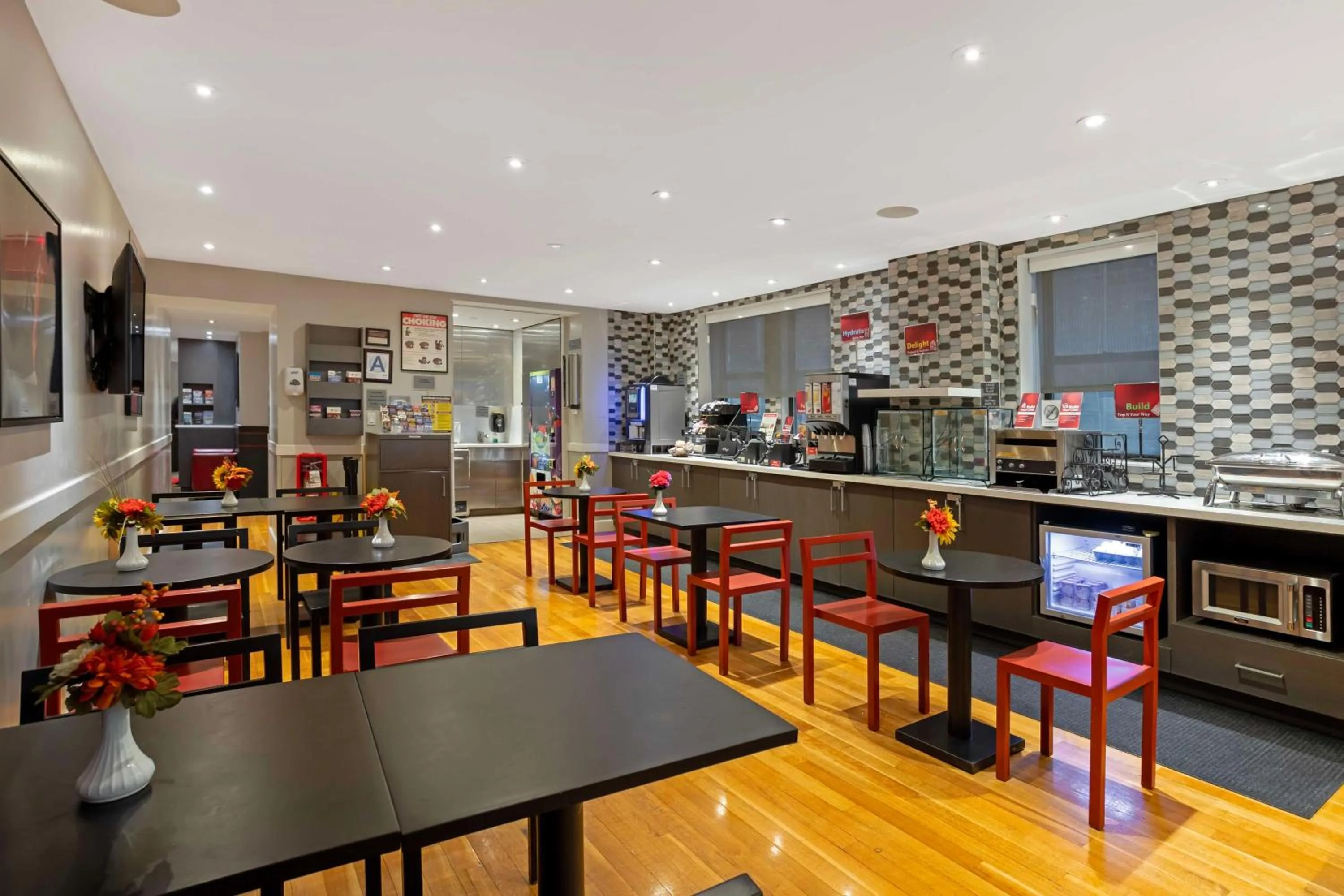 Breakfast in Best Western Plus Hospitality House Suites