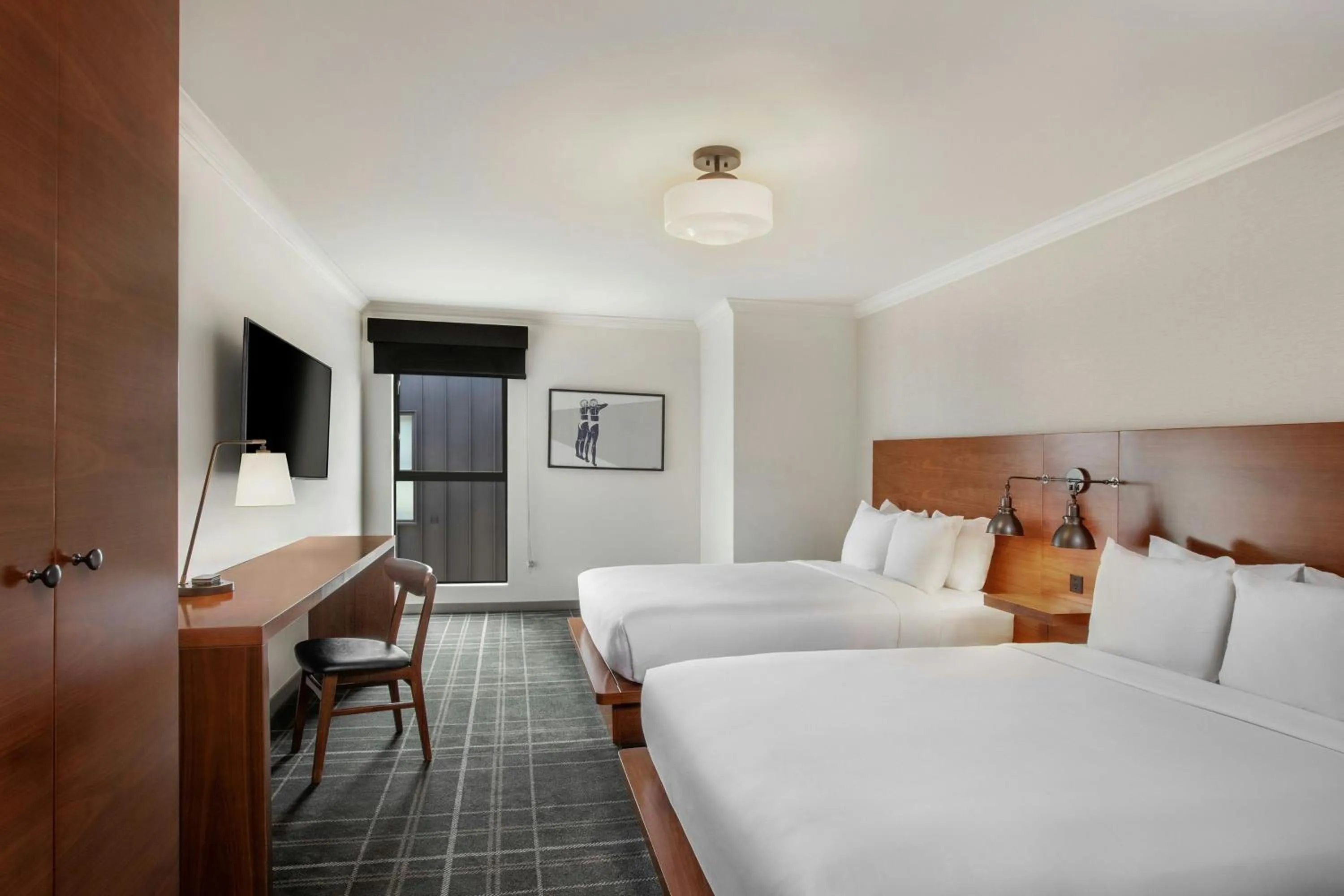 Photo of the whole room, Bed in FOUND Hotel, Santa Monica, Series by Marriott