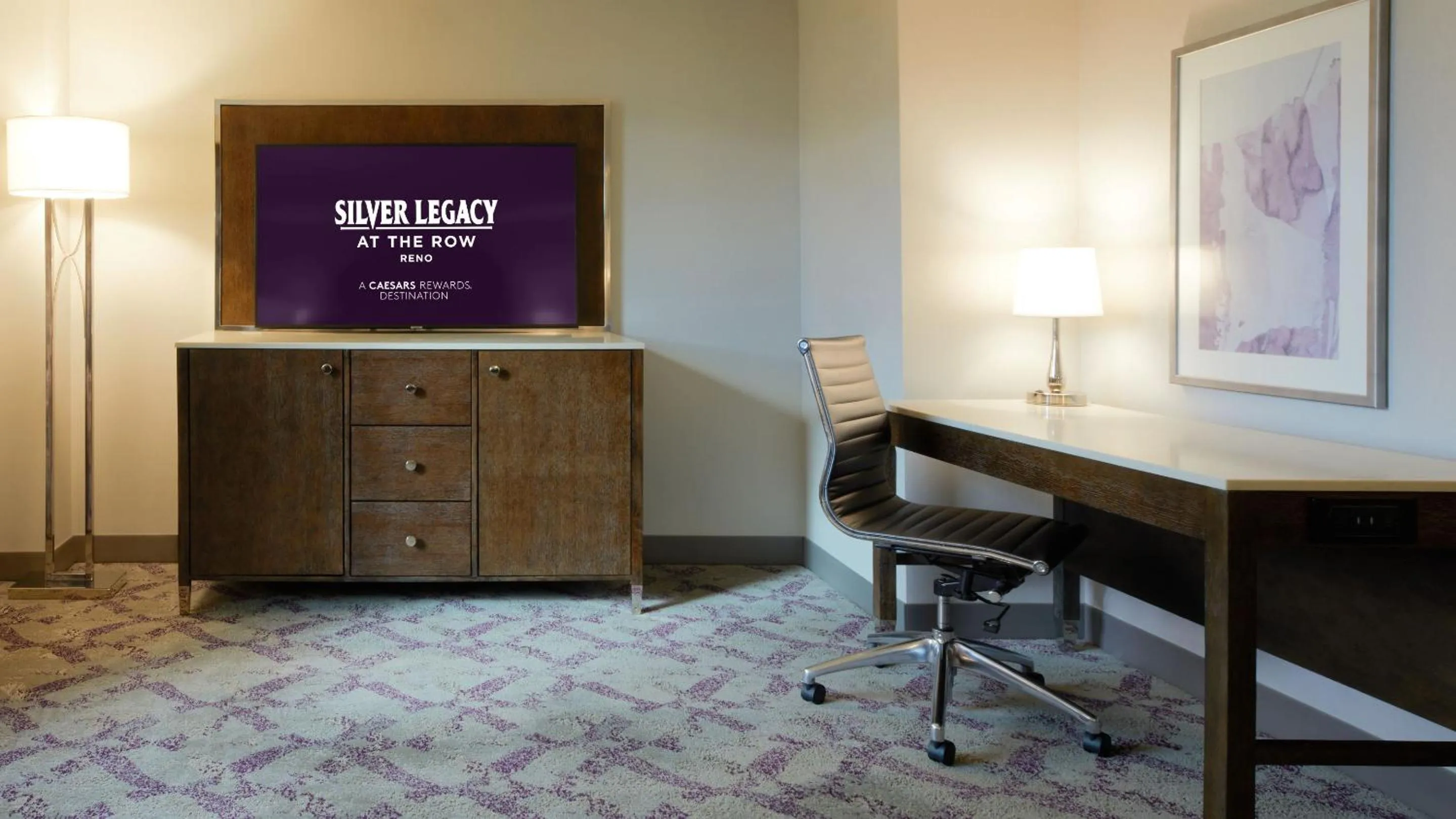 Seating area in Silver Legacy Reno, A Caesars Destination