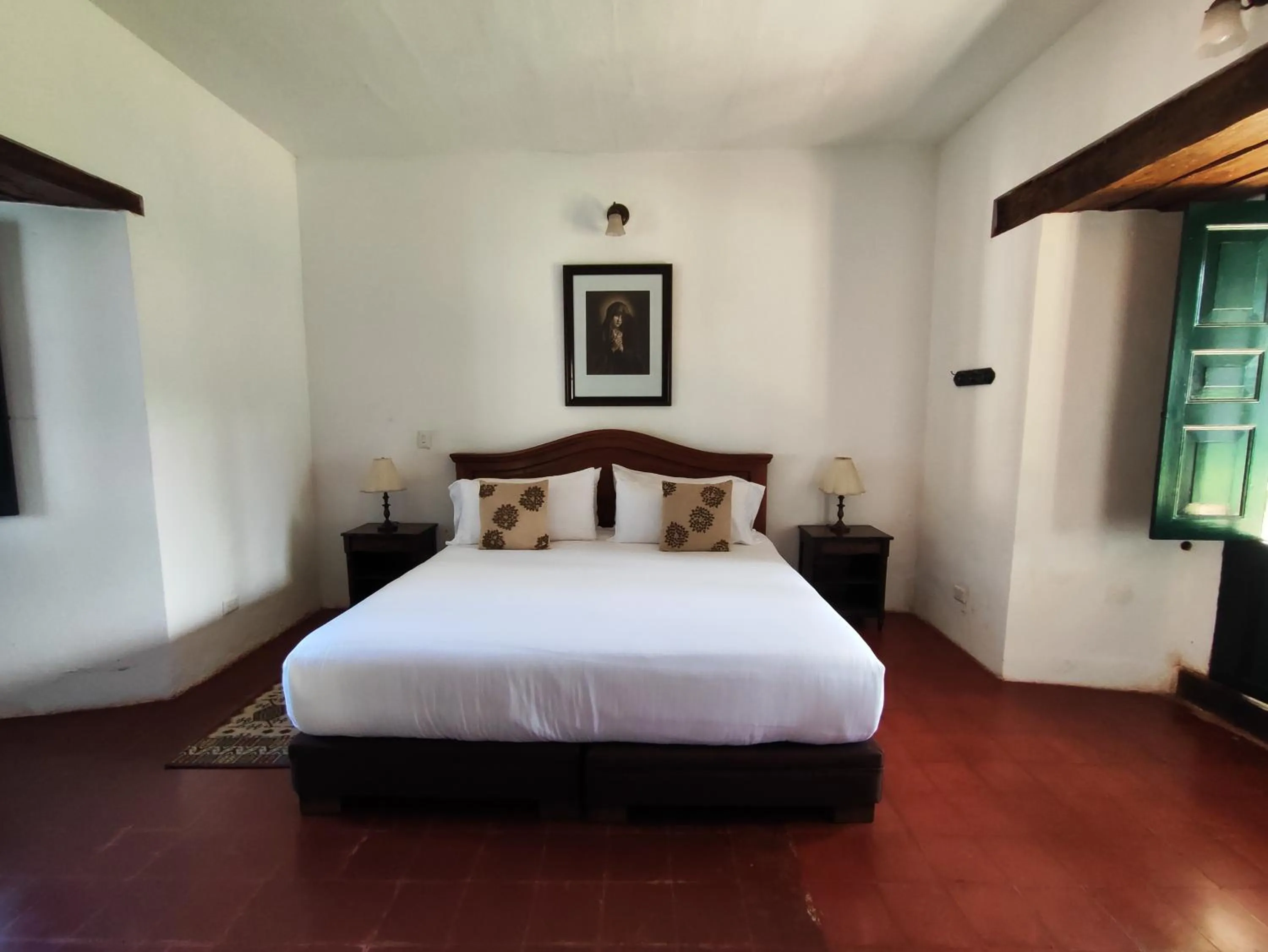 Bed in Hotel Hacienda El Novillero