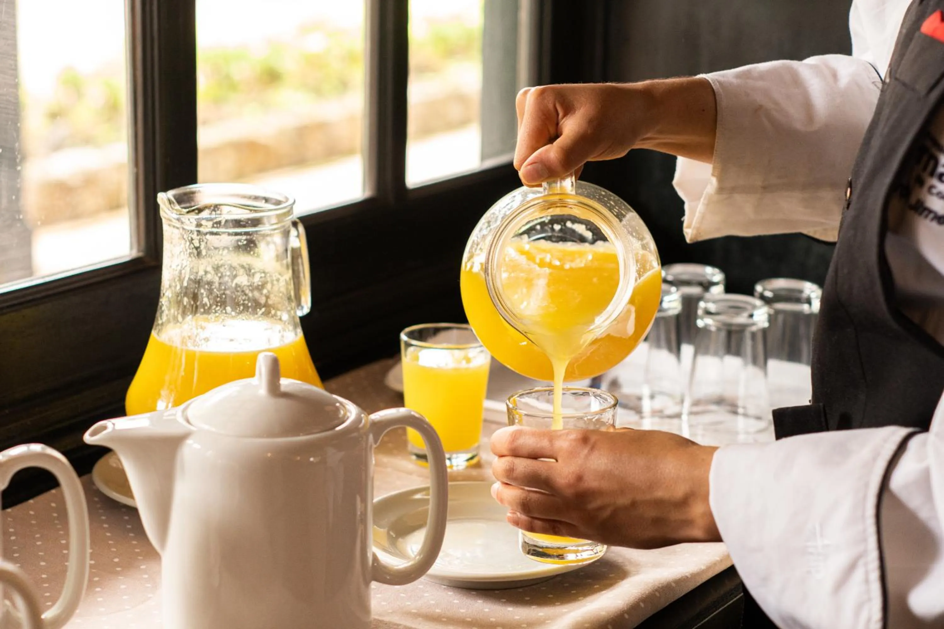 Breakfast in Hotel Hacienda El Novillero