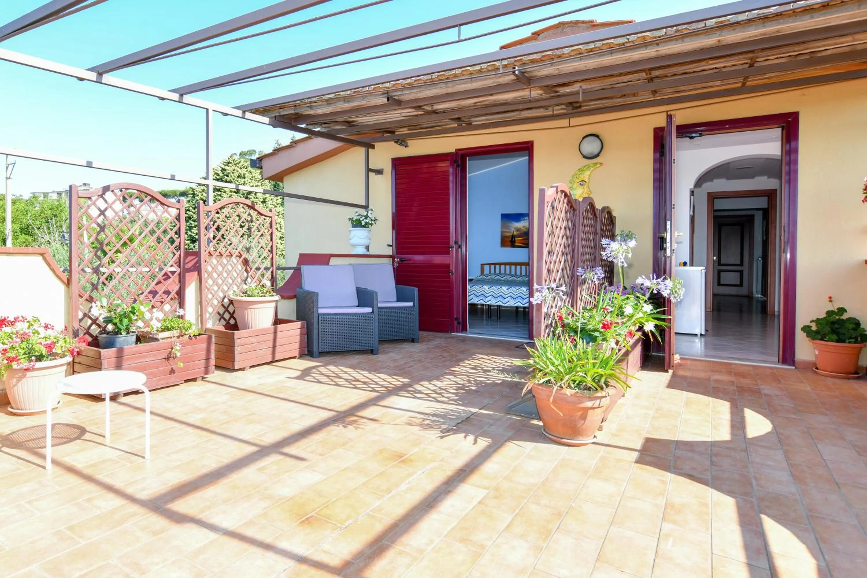 Balcony/Terrace in Green Paradise Affittacamere