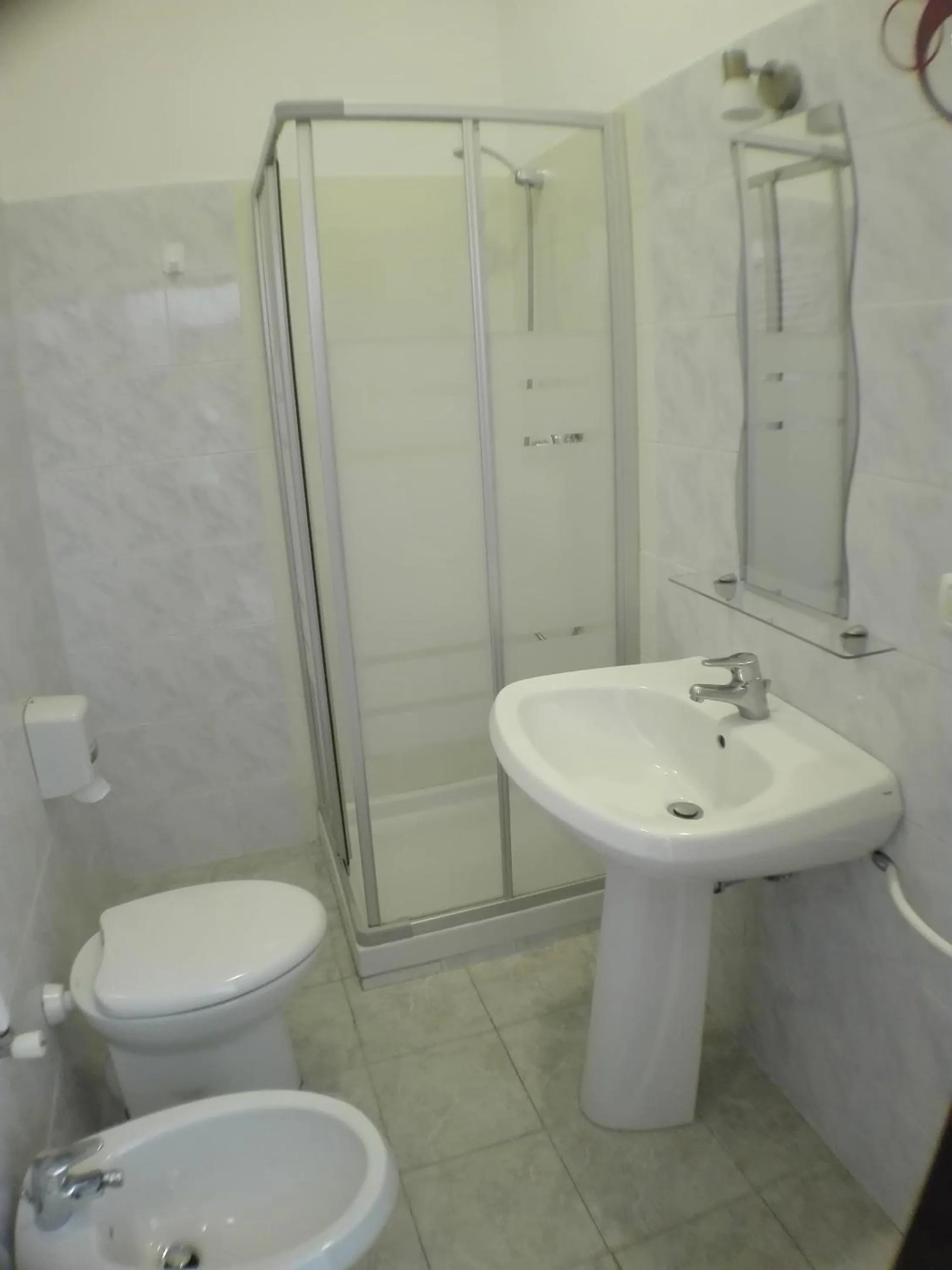 Shower in Hotel Villa Cesare B&B