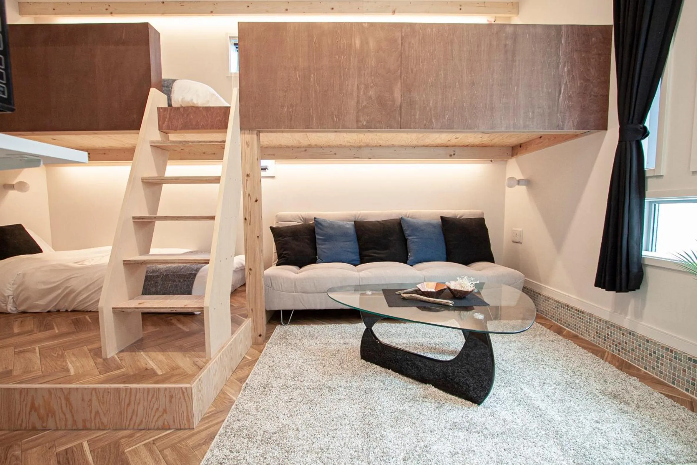 Bed in GRAND CAVE YOKOHAMA