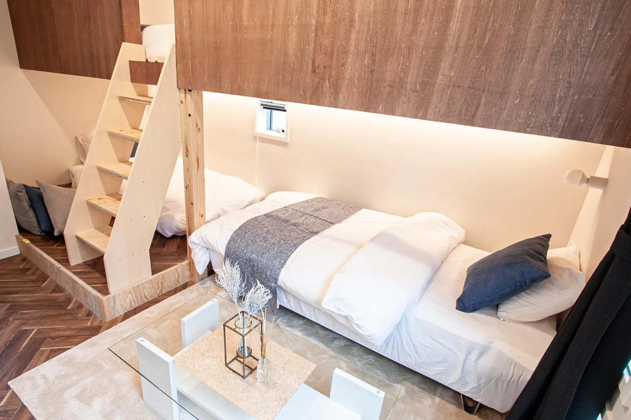 Bed in GRAND CAVE YOKOHAMA