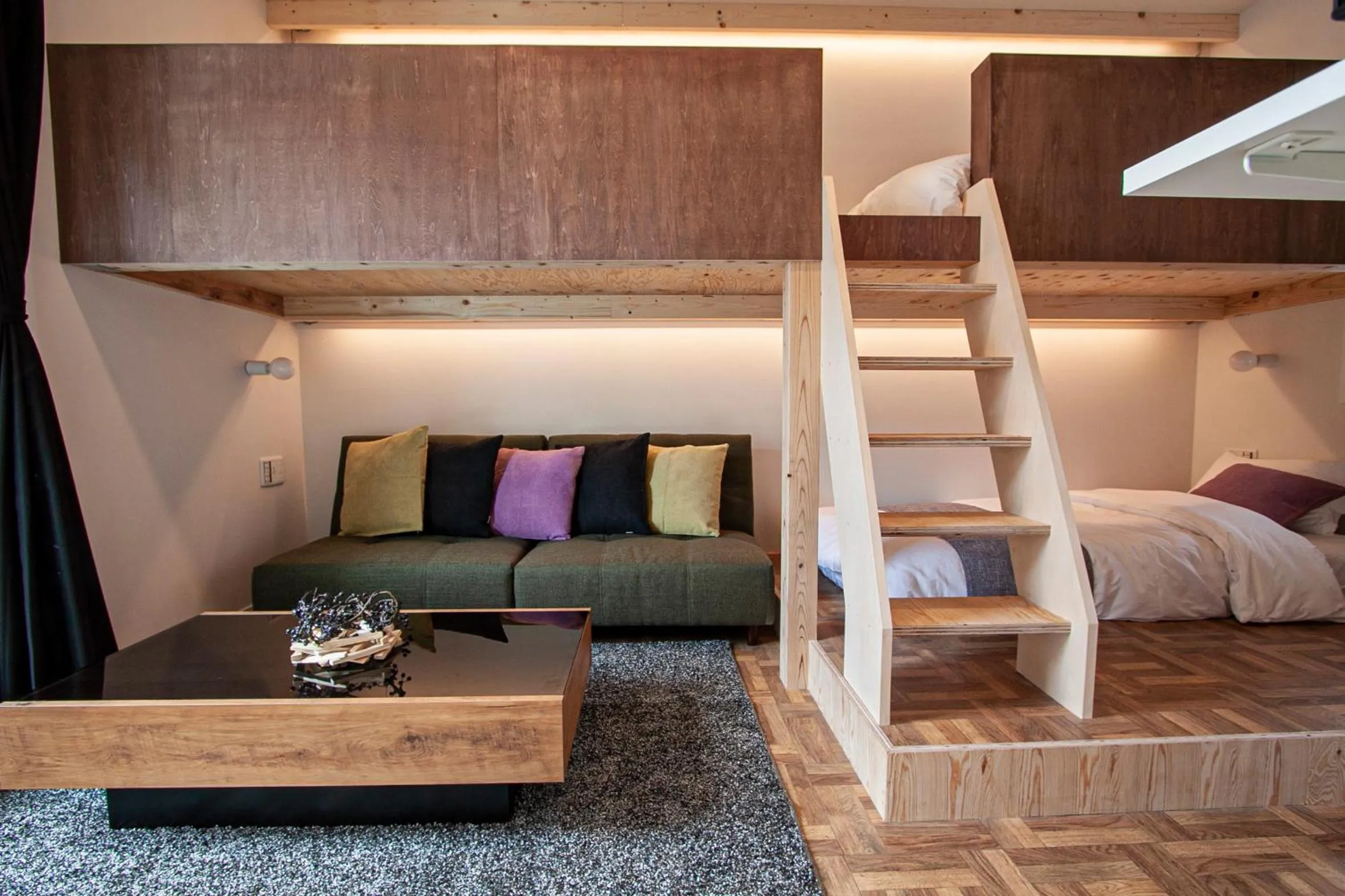 Bed in GRAND CAVE YOKOHAMA