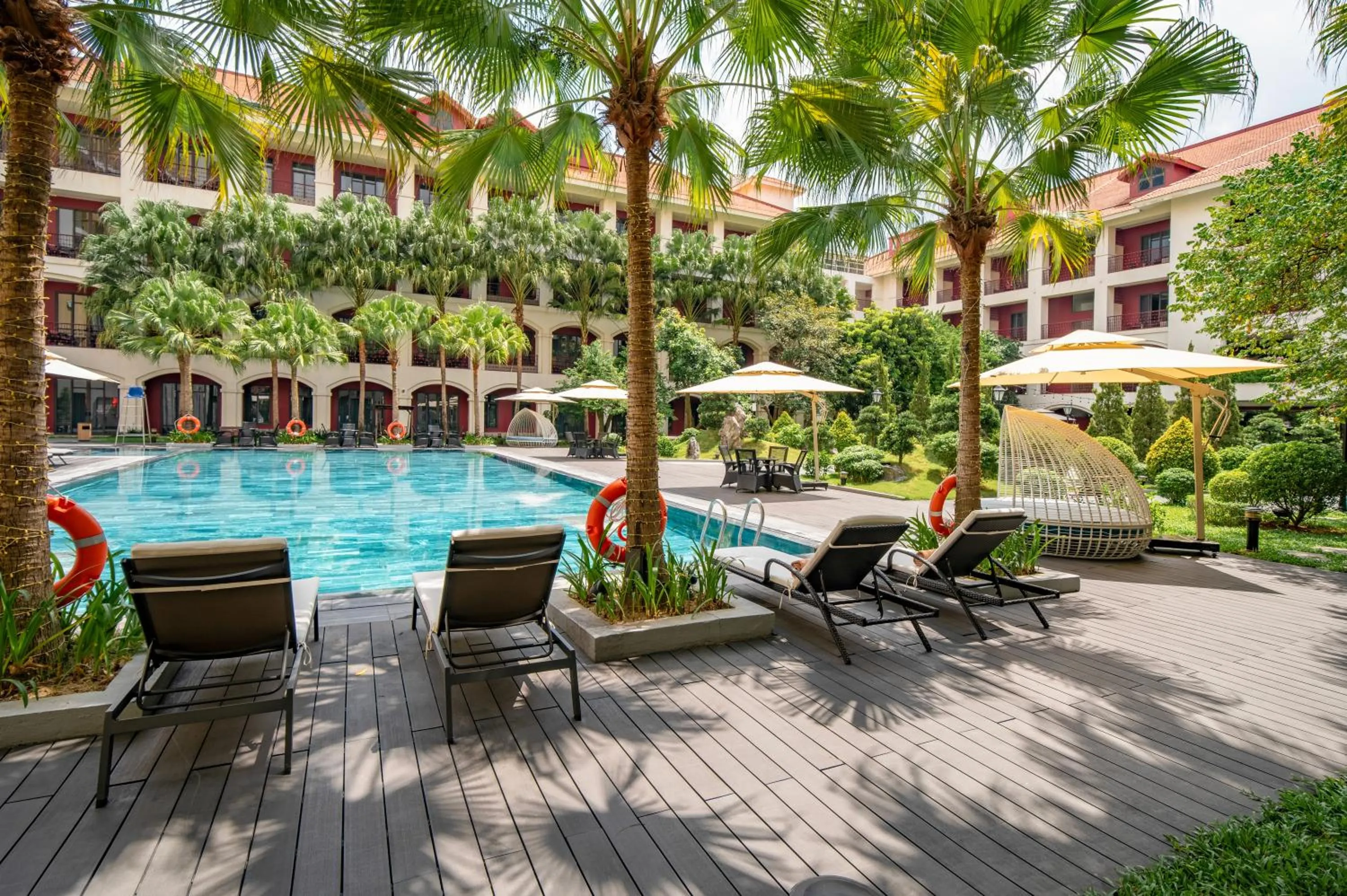 Swimming pool in Senna Hue Hotel