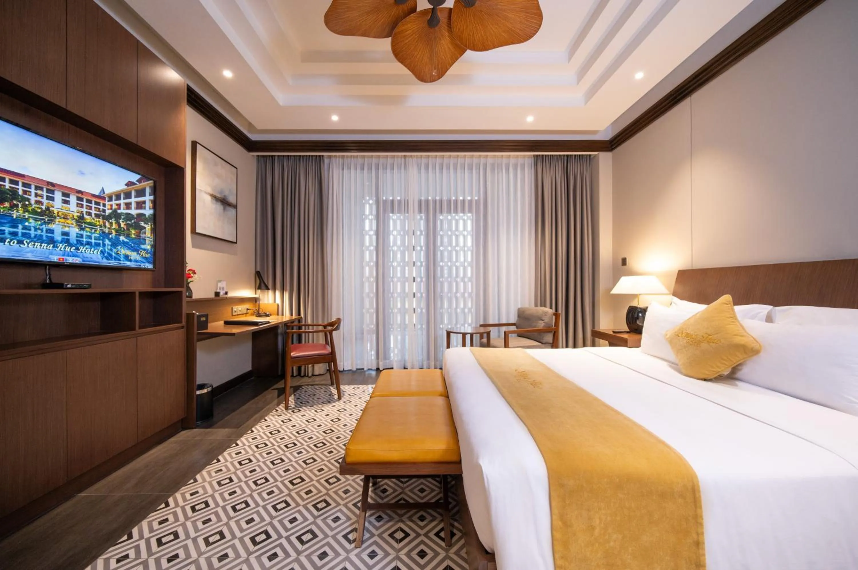 Bedroom, Bed in Senna Hue Hotel