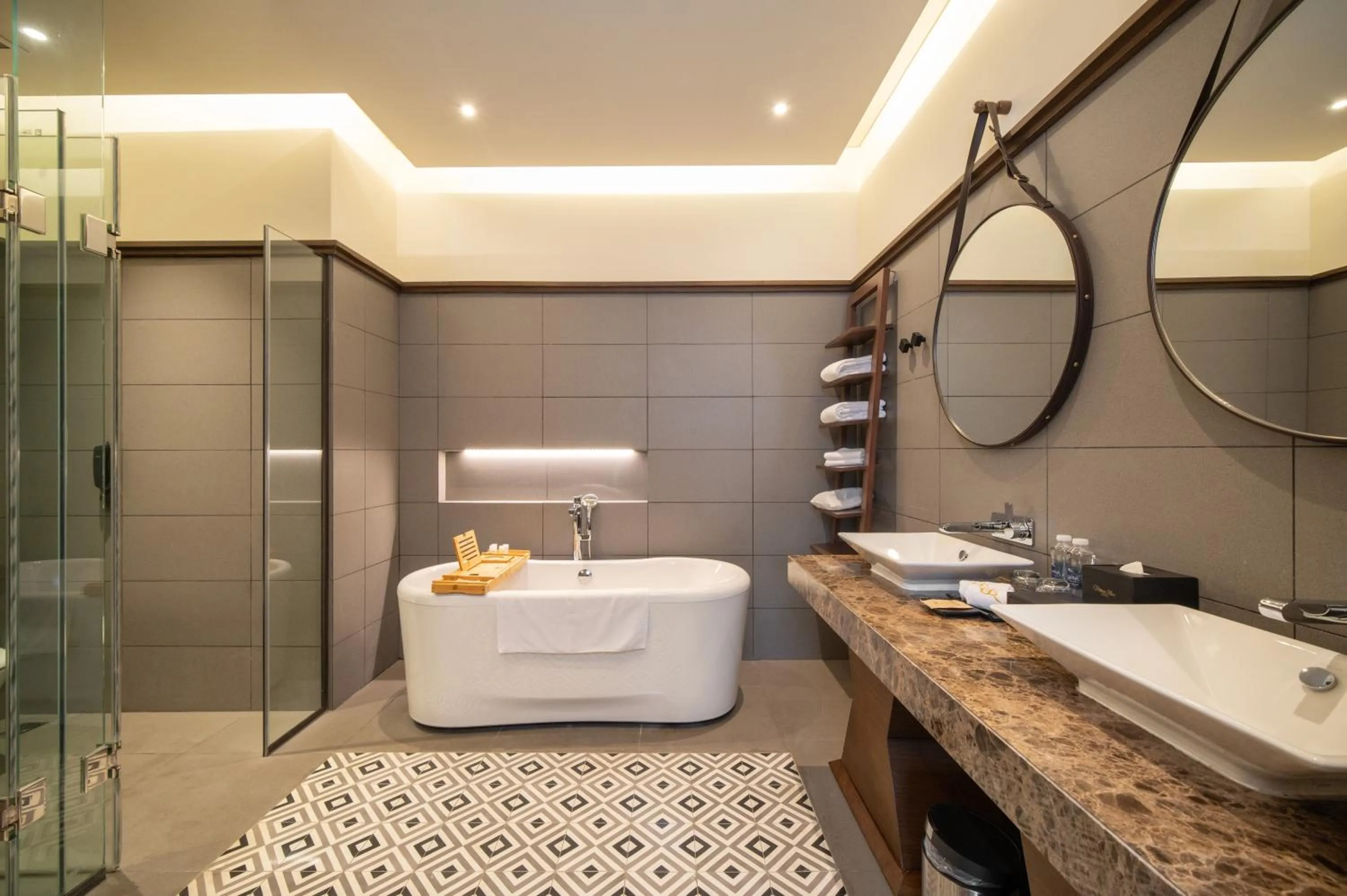 Bathroom in Senna Hue Hotel