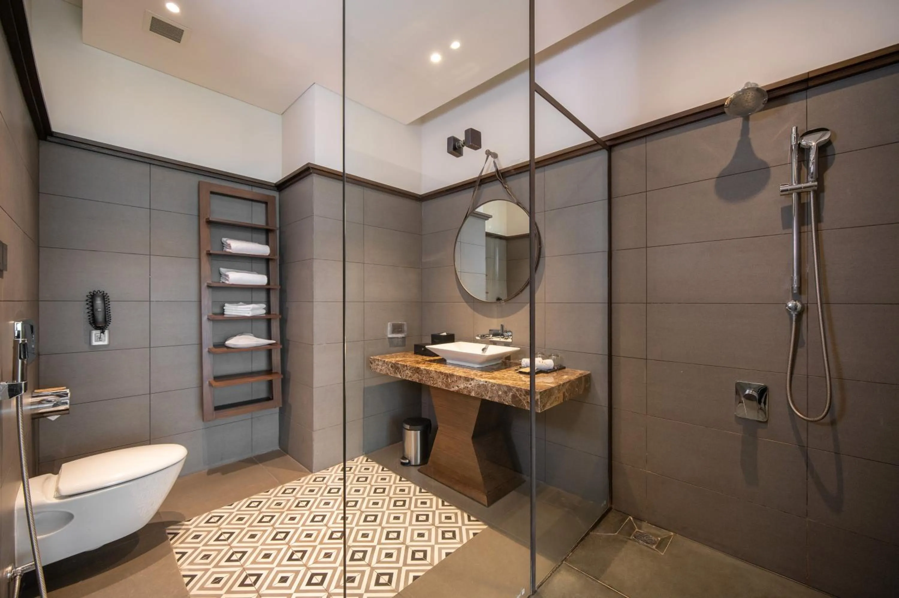 Bathroom in Senna Hue Hotel