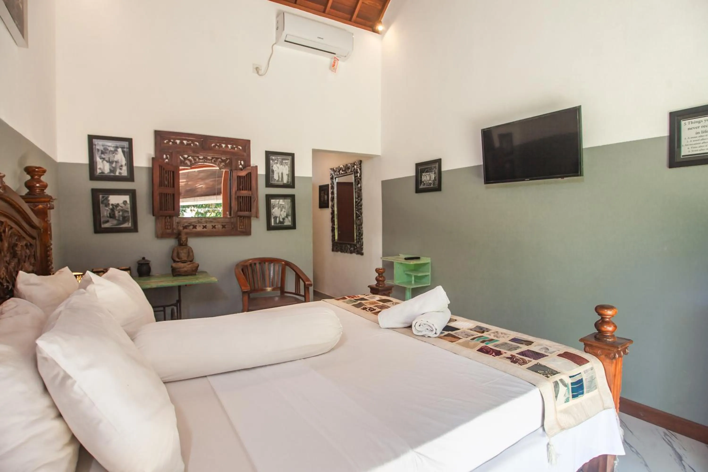 Bed in Pondok Taksu Bali