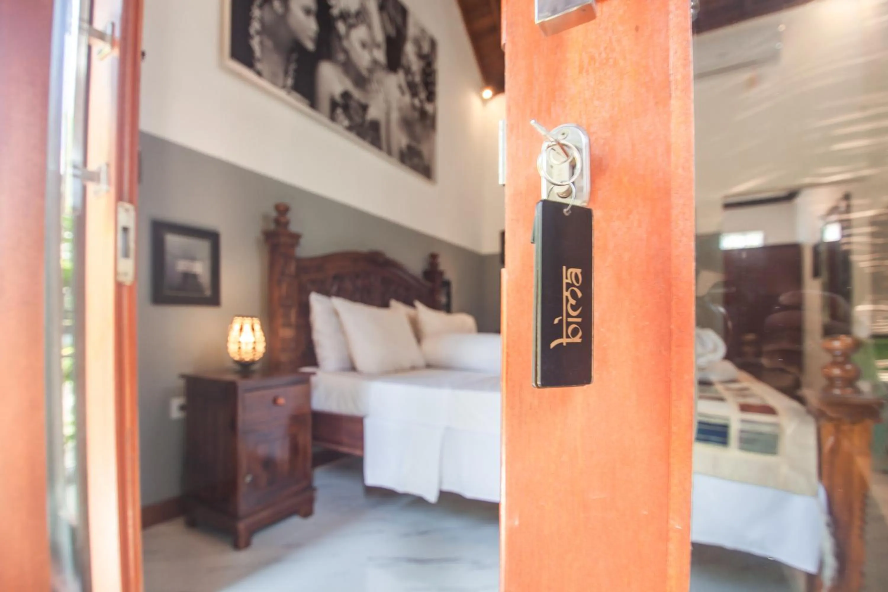 Bed in Pondok Taksu Bali