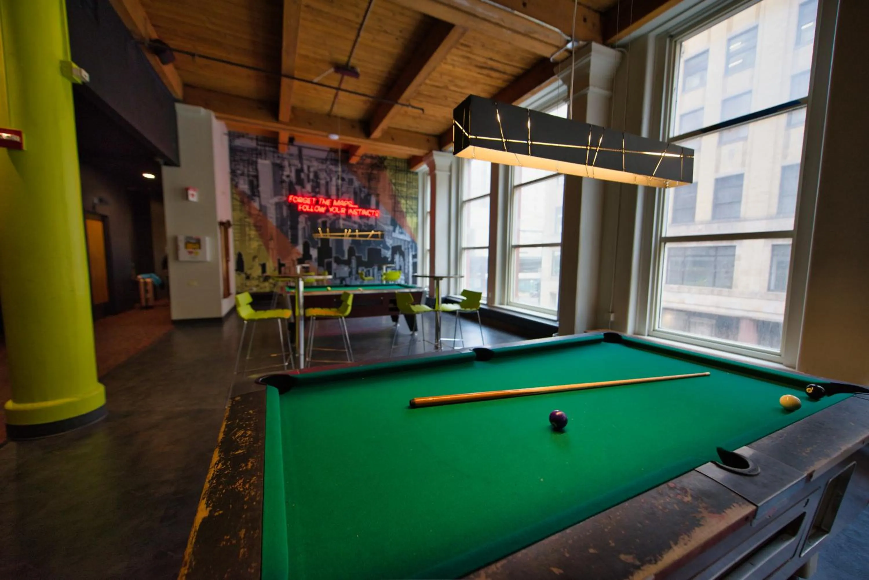 Billiard in HI Chicago Hostel