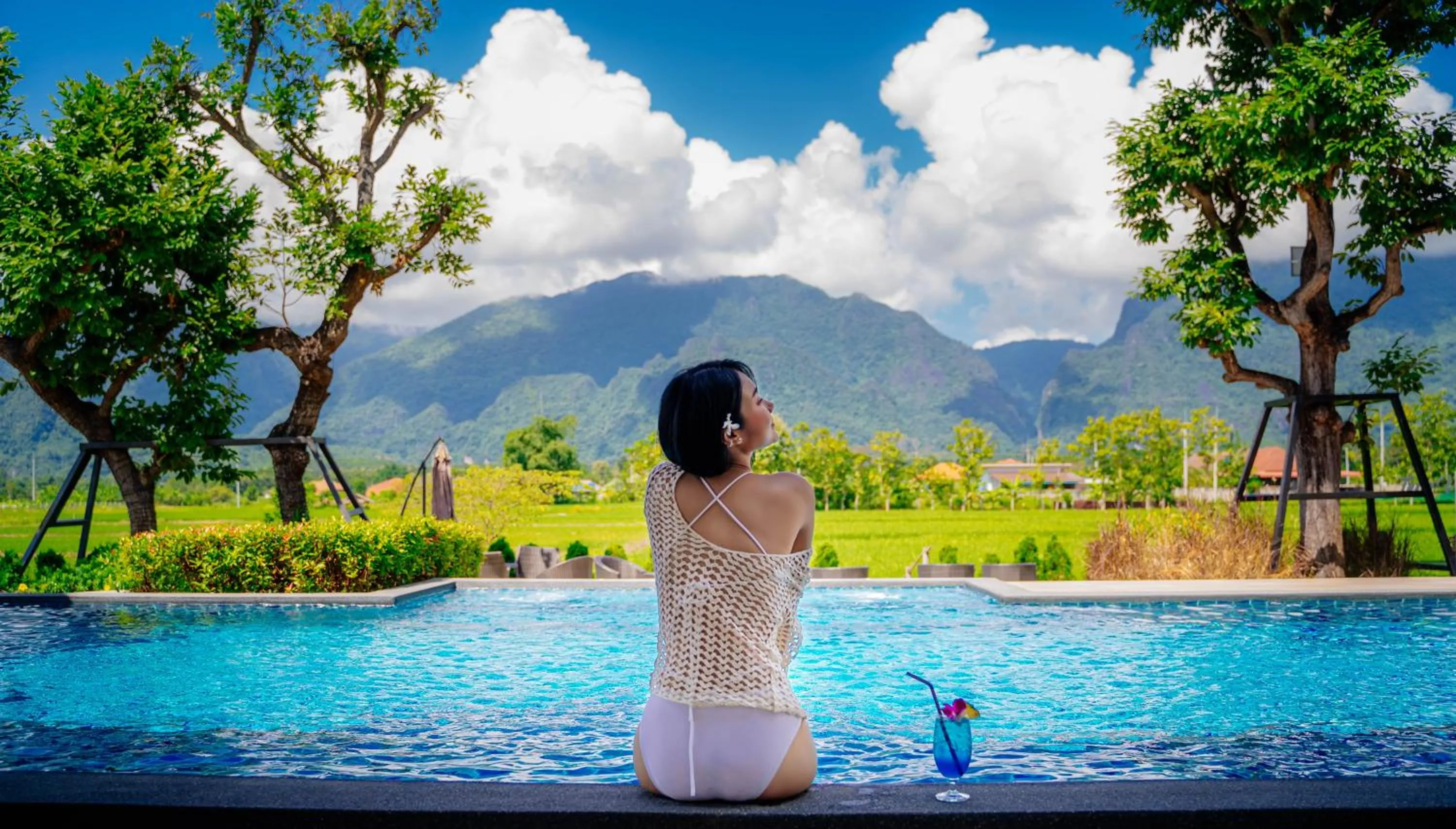 Swimming pool in TEVA Valley Resort
