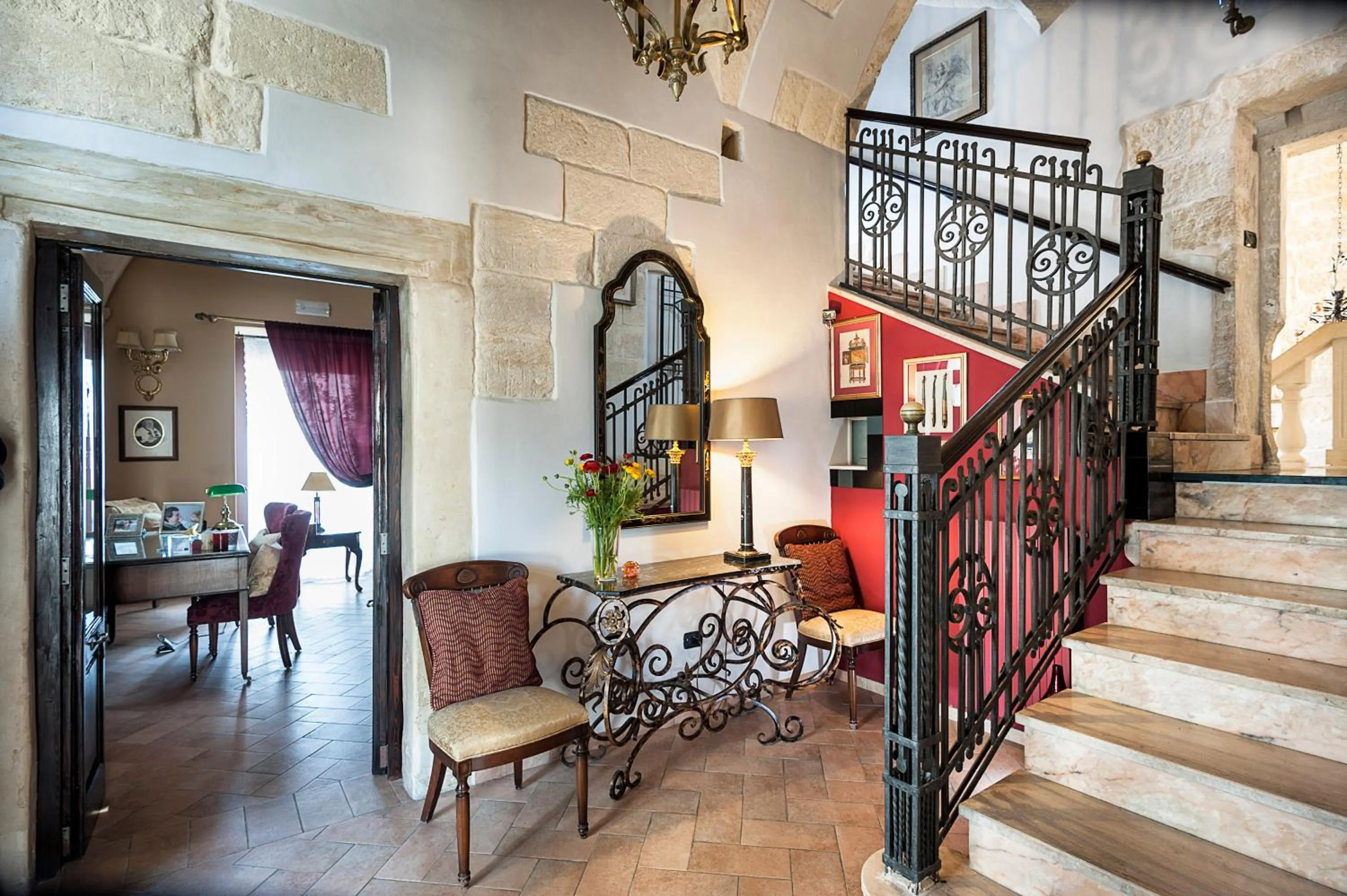 Lobby or reception in Palazzo Muro Leccese Relais de Charme & Wellness