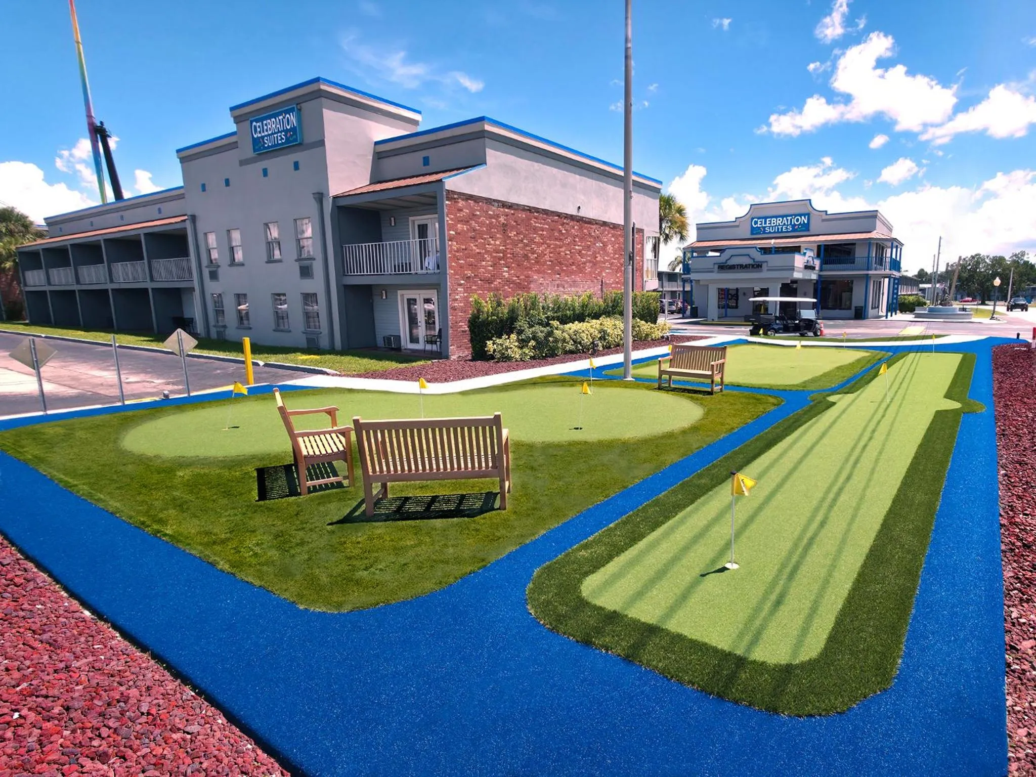 Minigolf in Celebration Suites