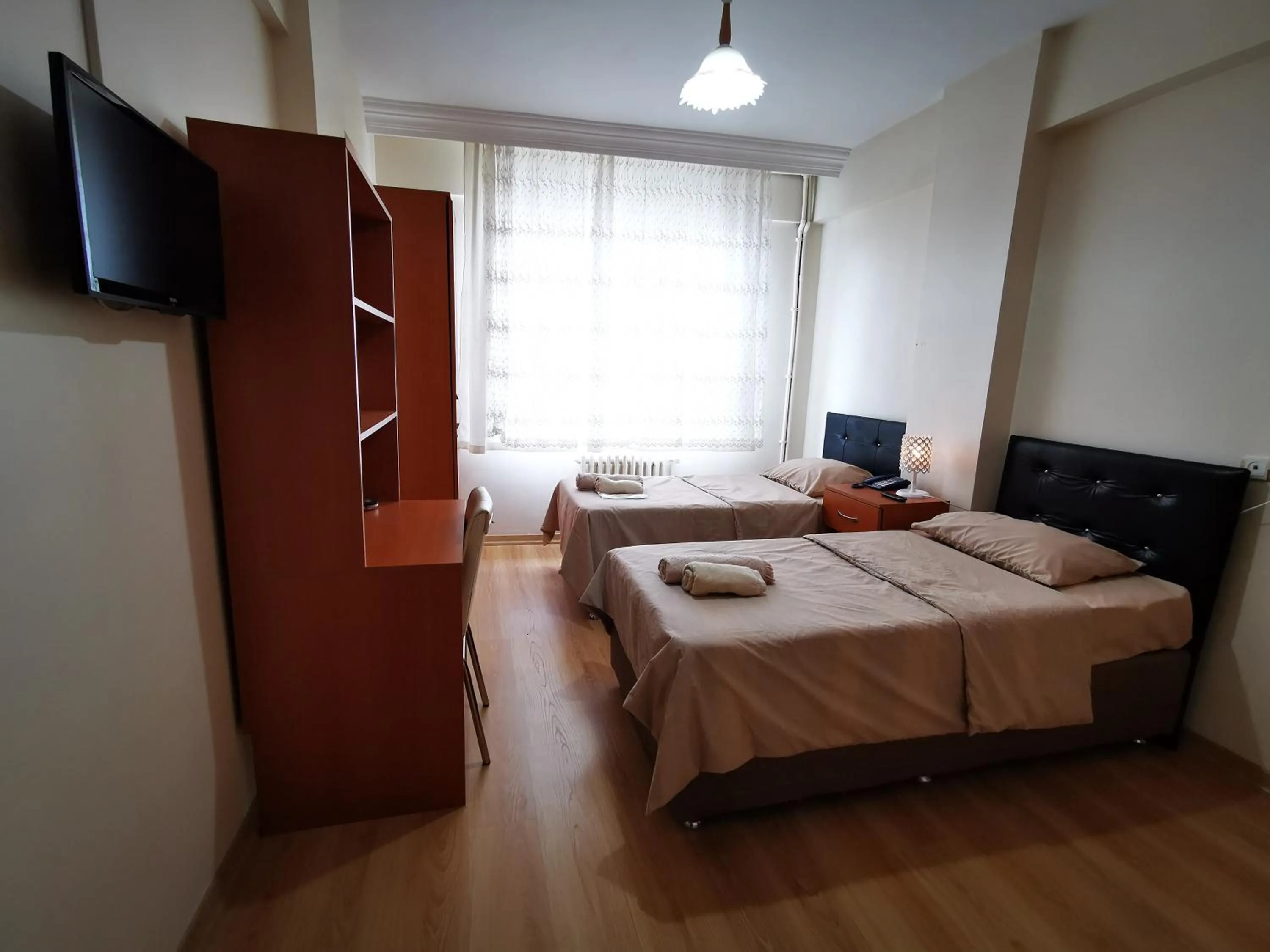 Bed in Ulubat Castle Hotel