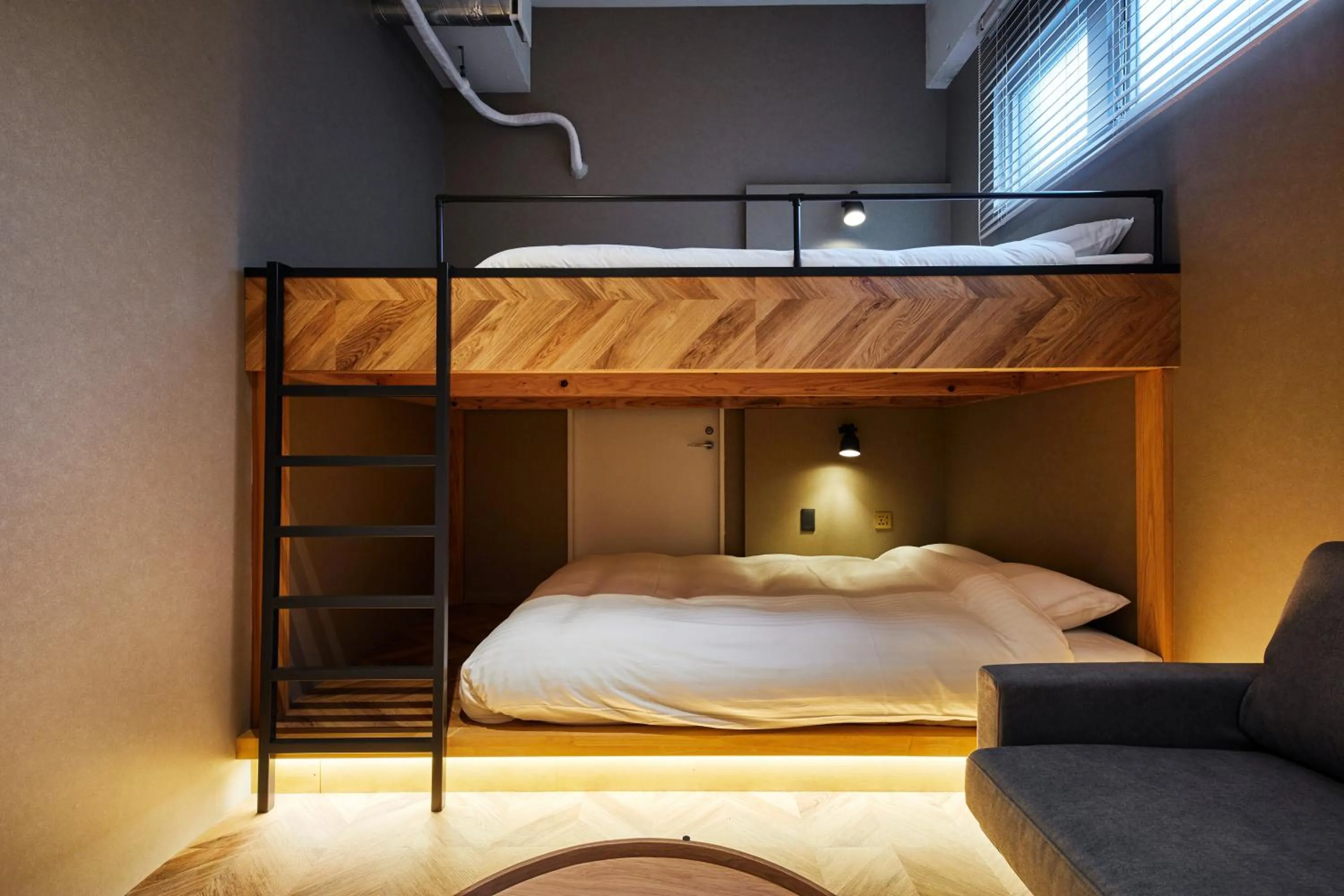 Bedroom, Bed in mizuka Daimyo 6 - unmanned hotel -