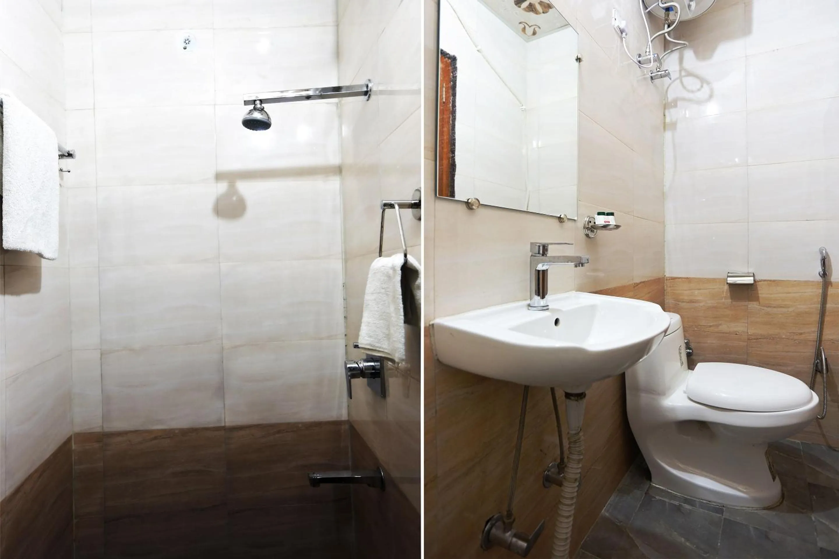 Bathroom in Hotel O Karan Residency