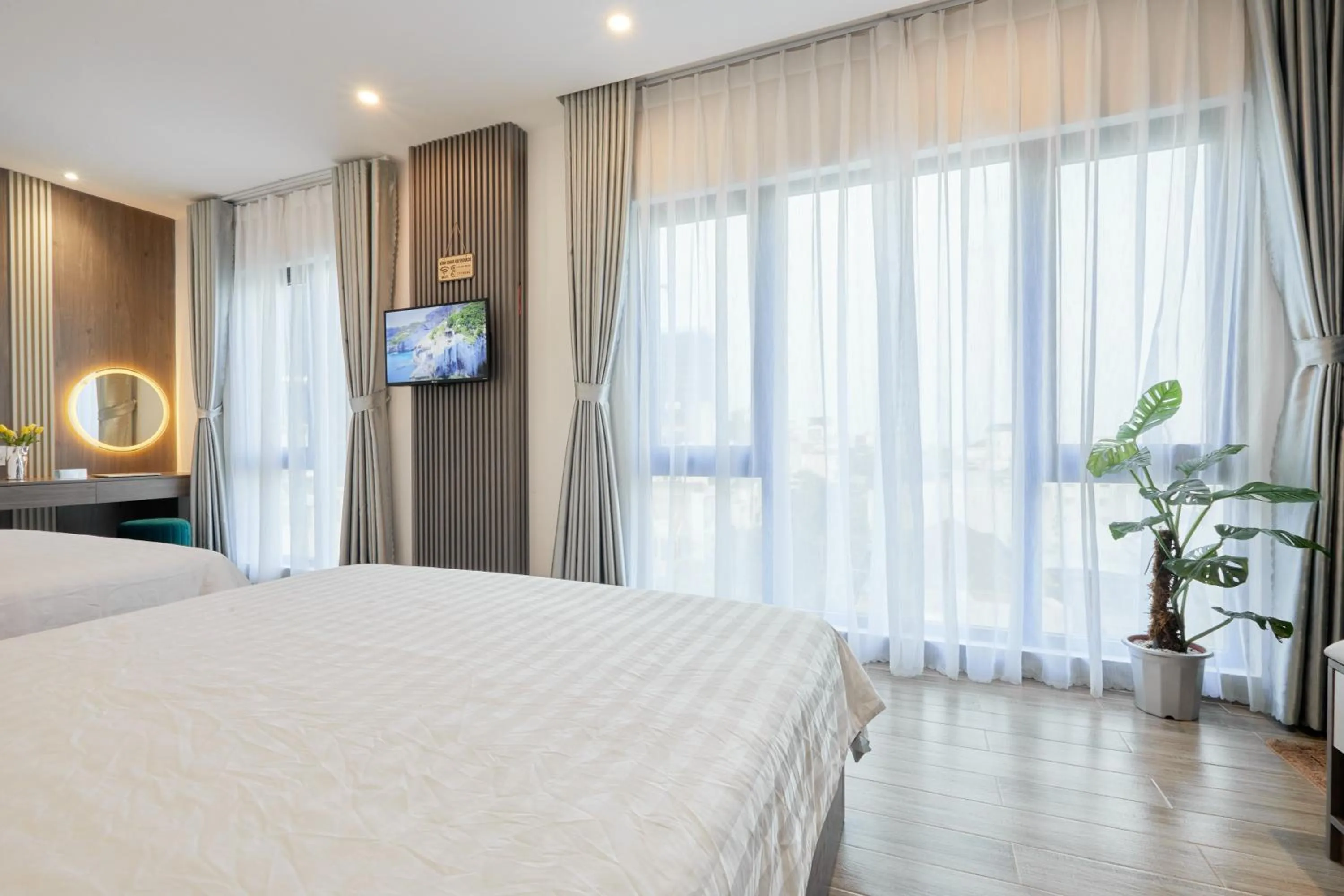 Bed in Lux Quy Nhon Homestay