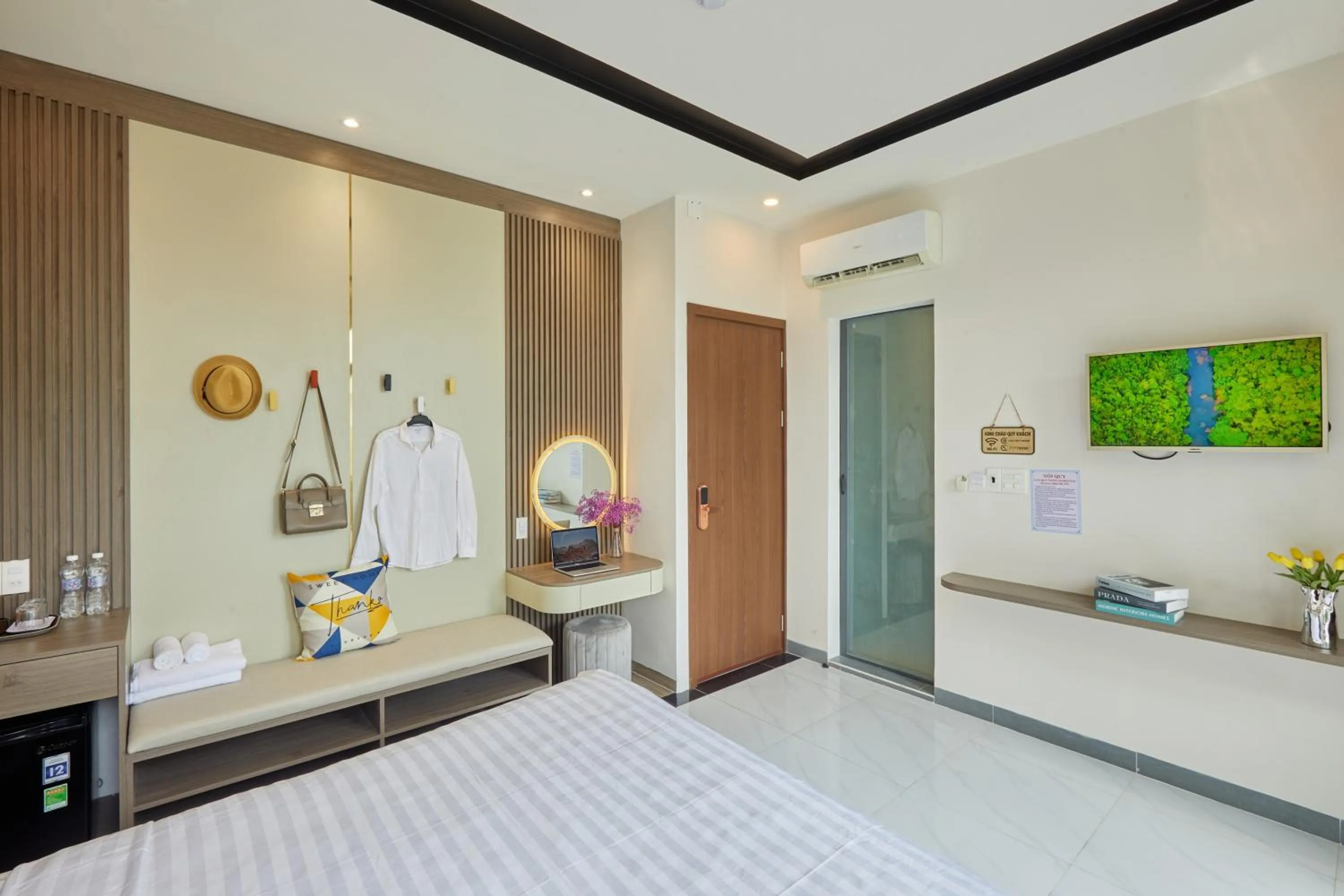 Bed in Lux Quy Nhon Homestay