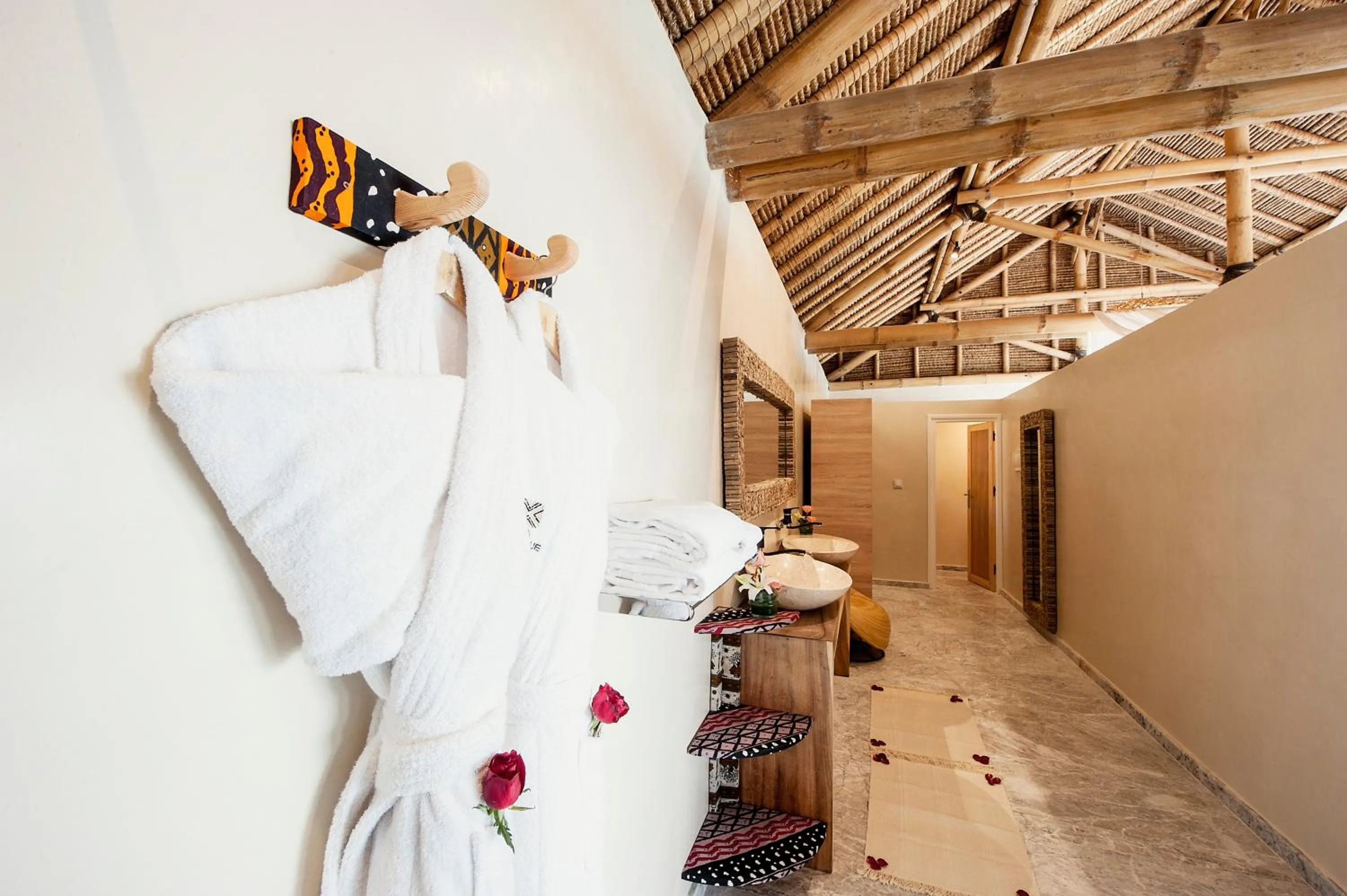 Bathroom in La Crique Nature & Spa