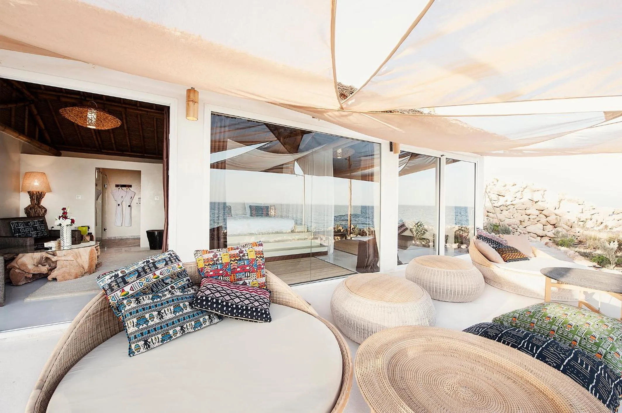 Bedroom in La Crique Nature & Spa